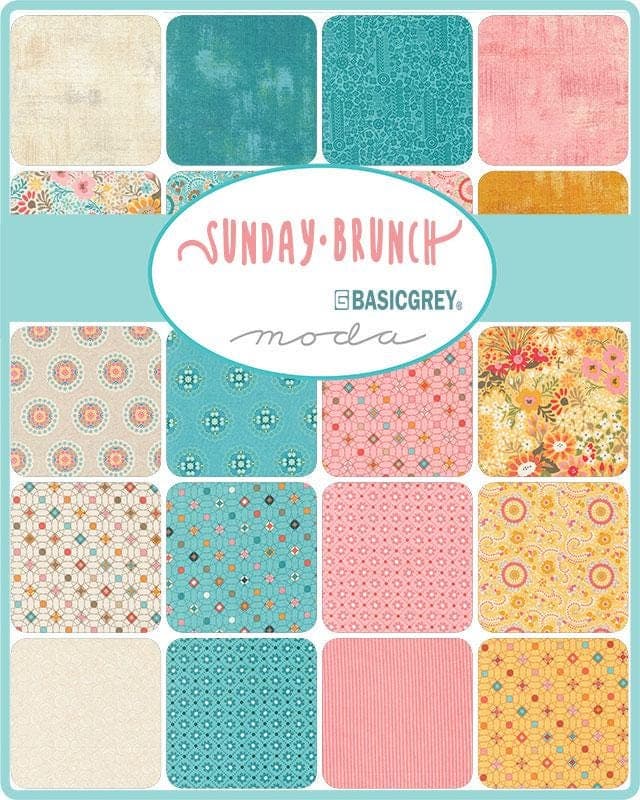 Sunday Brunch Mini Charm Pack 42 Pieces by BasicGrey for Moda Fabrics 30750MC - image 3