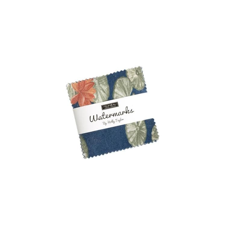 Watermarks Mini Charm Pack 42 Pieces by Holly Taylor for Moda 6910MC