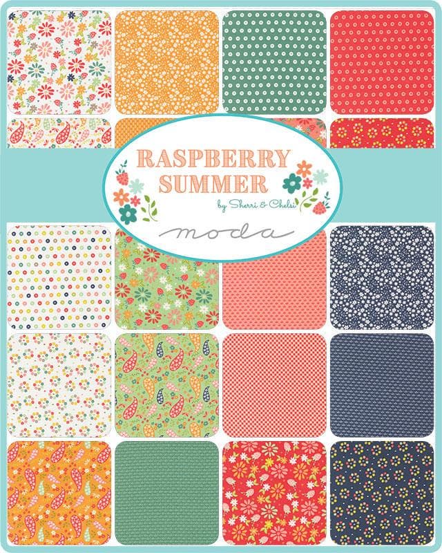 Raspberry Summer Mini Charm Pack 42 Pieces by Sherri and Chelsi for Moda Fabrics 37690MC - image 3