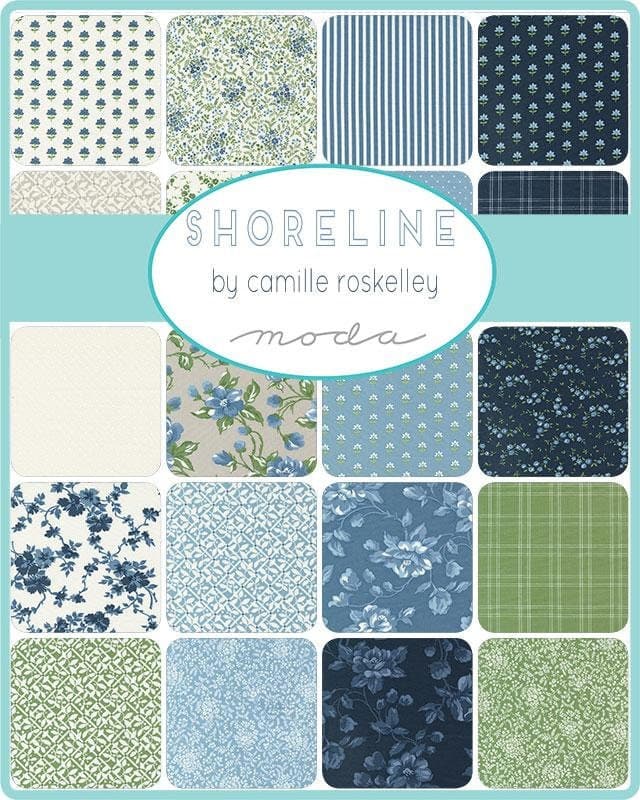 Shoreline Mini Charm Pack 42 Pieces by Camille Roskelley Moda Fabrics 55300MC - image 3