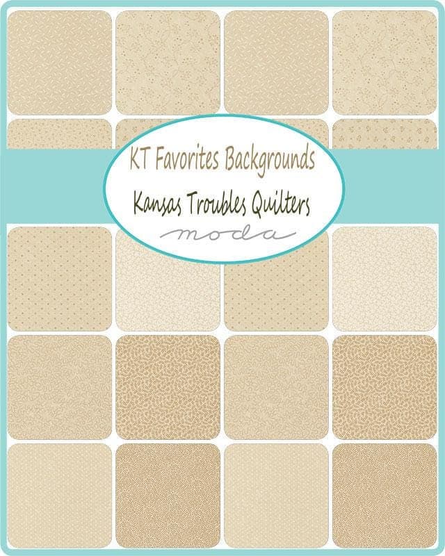 KT Favorites Backgrounds Mini Charm Pack 42 Pieces by Kansas Troubles Quilters for Moda Fabrics 9770MC - image 3