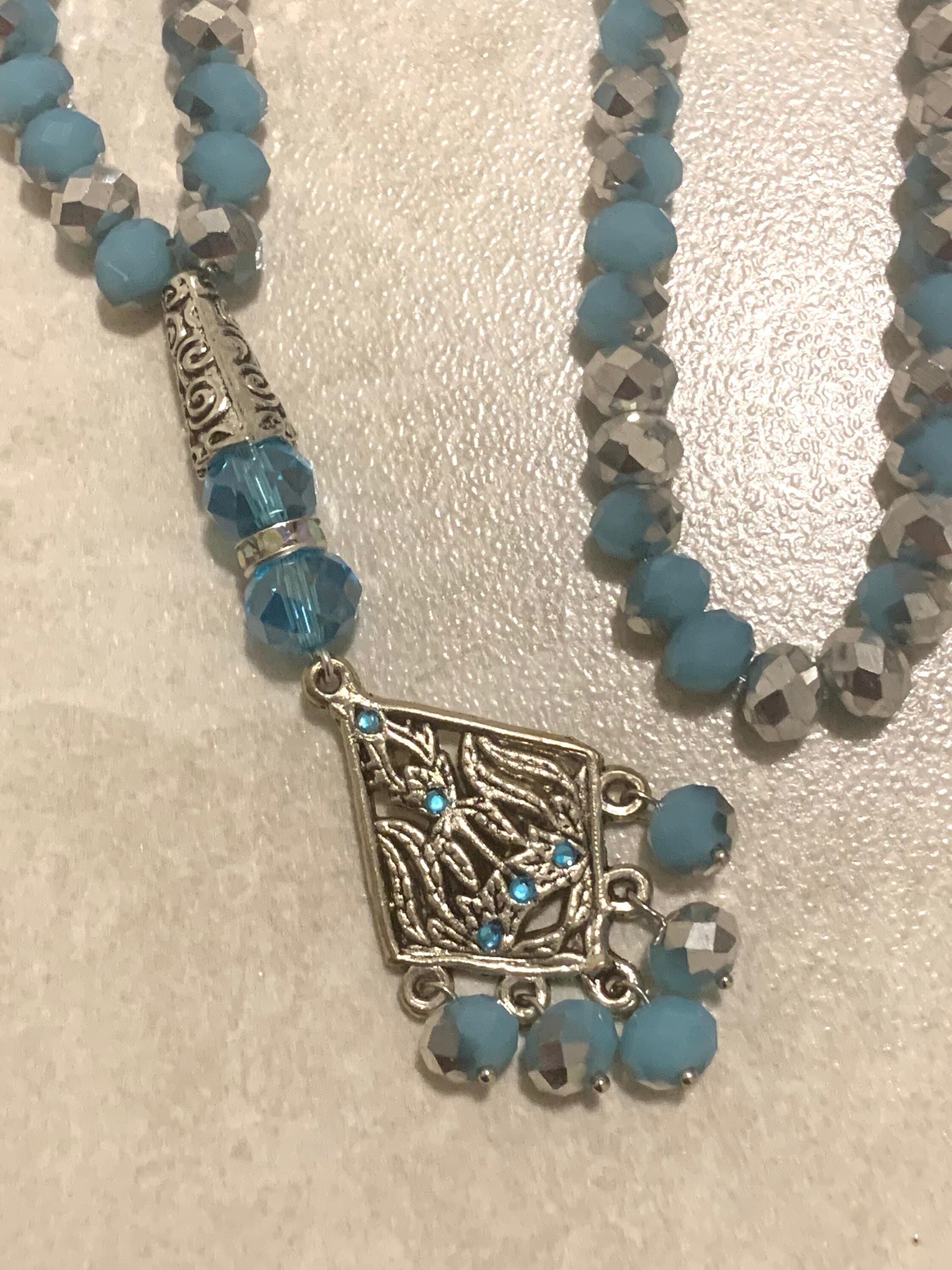 99Silvery Blue Tasbih - image 3
