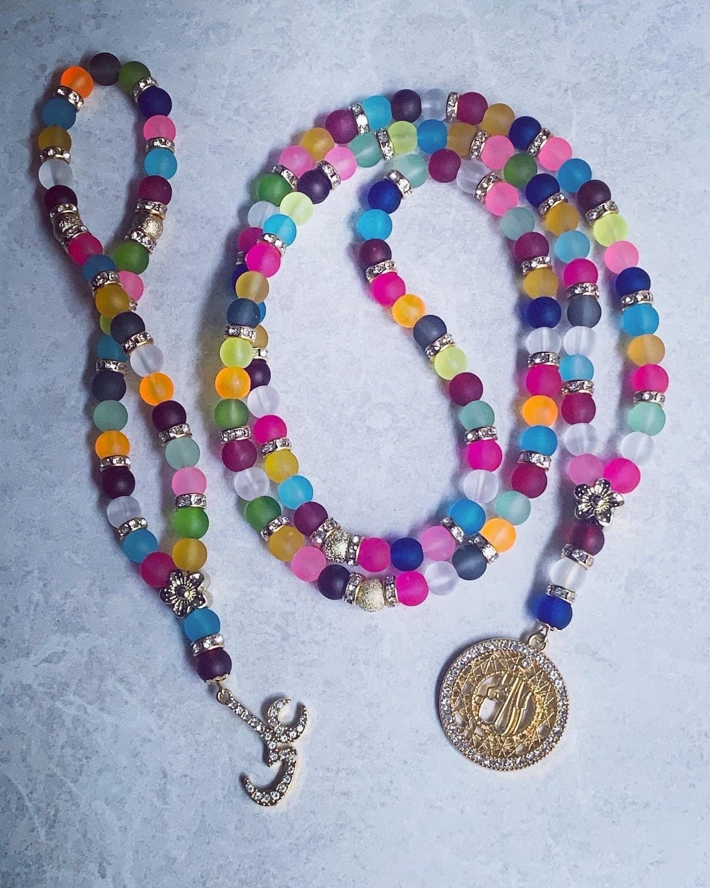99 and 33 Multi color Tasbih