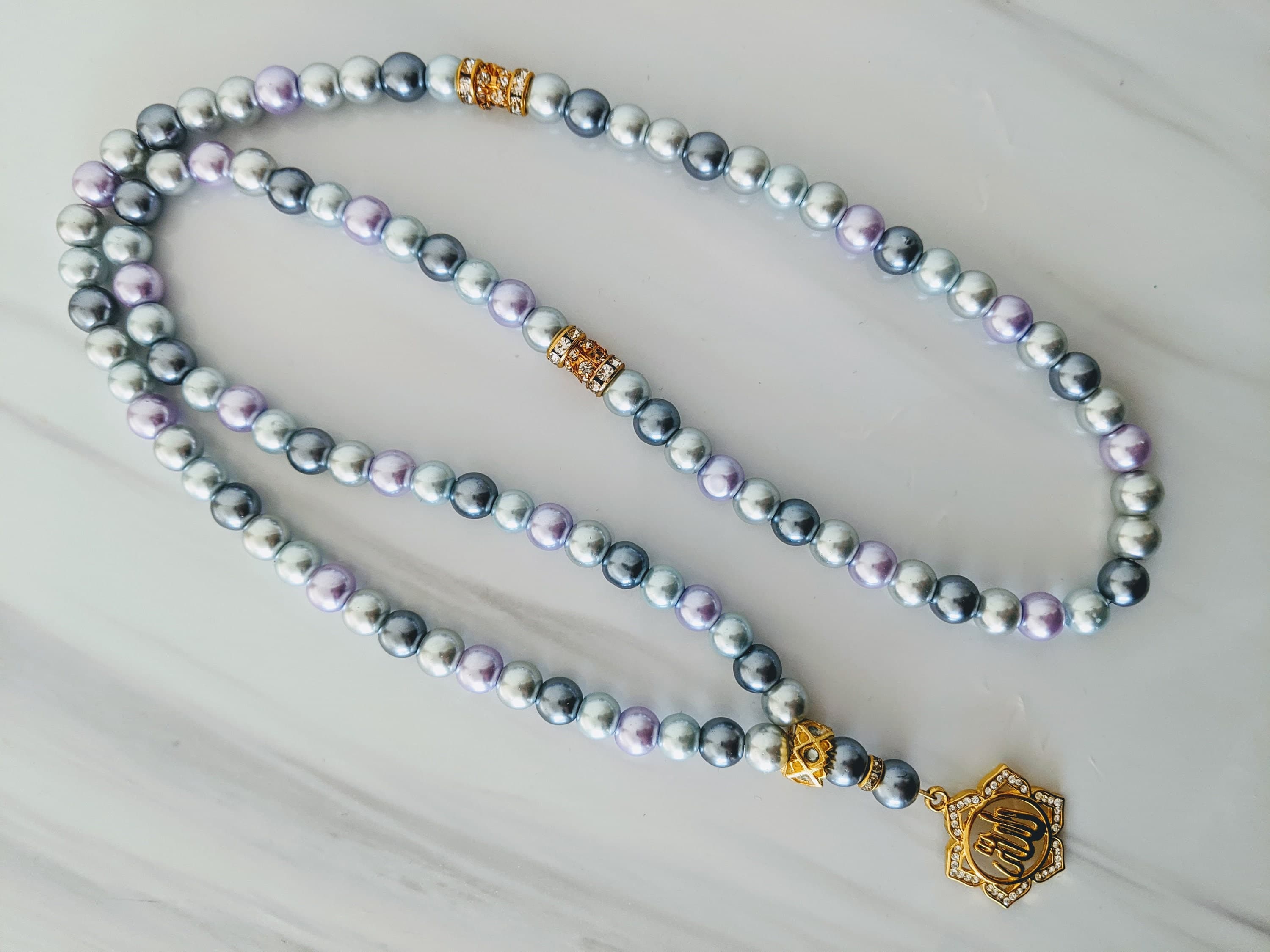 99 Multi color pearl Tasbihs - image 4