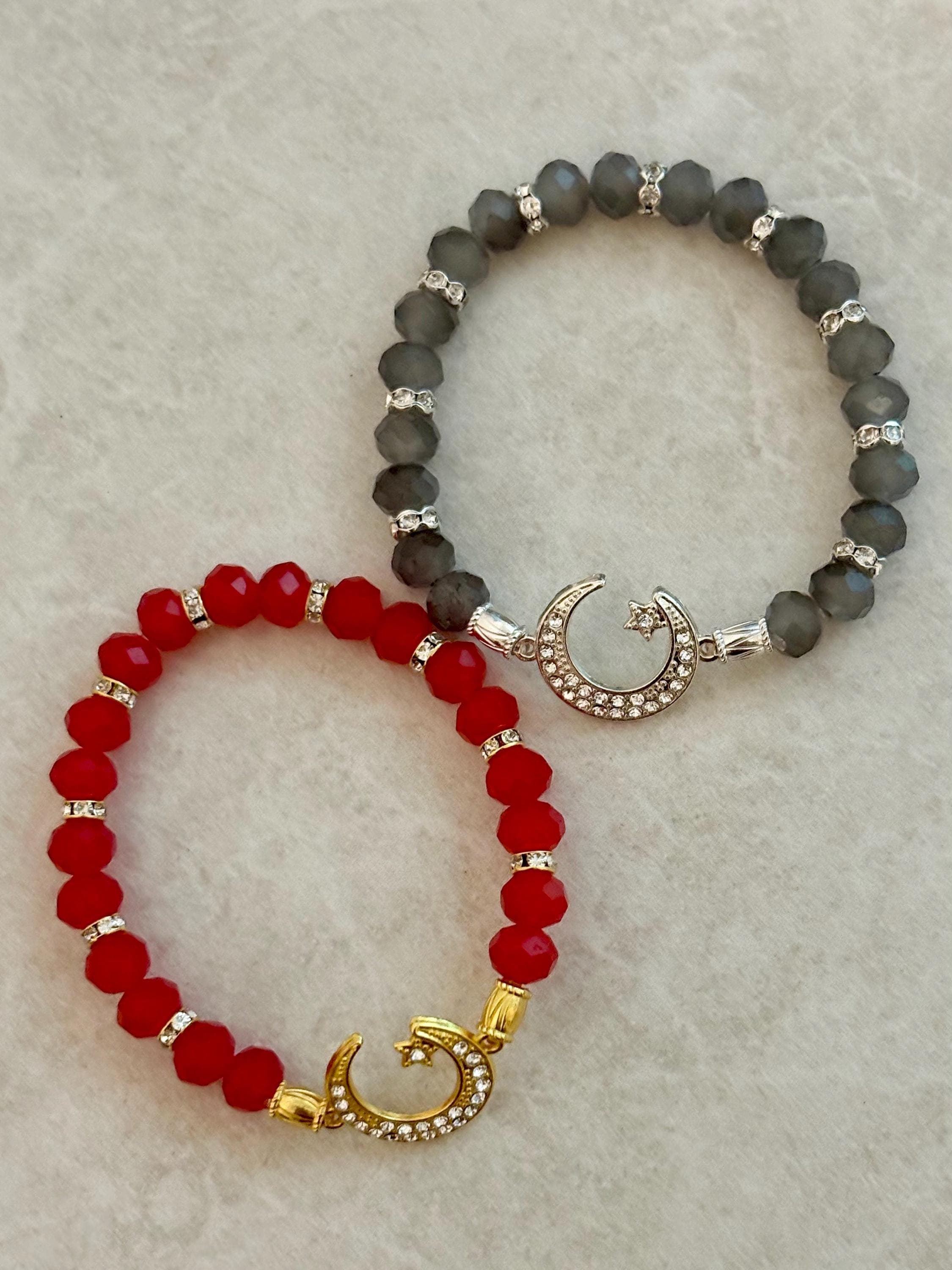 Crescent moon bracelet
