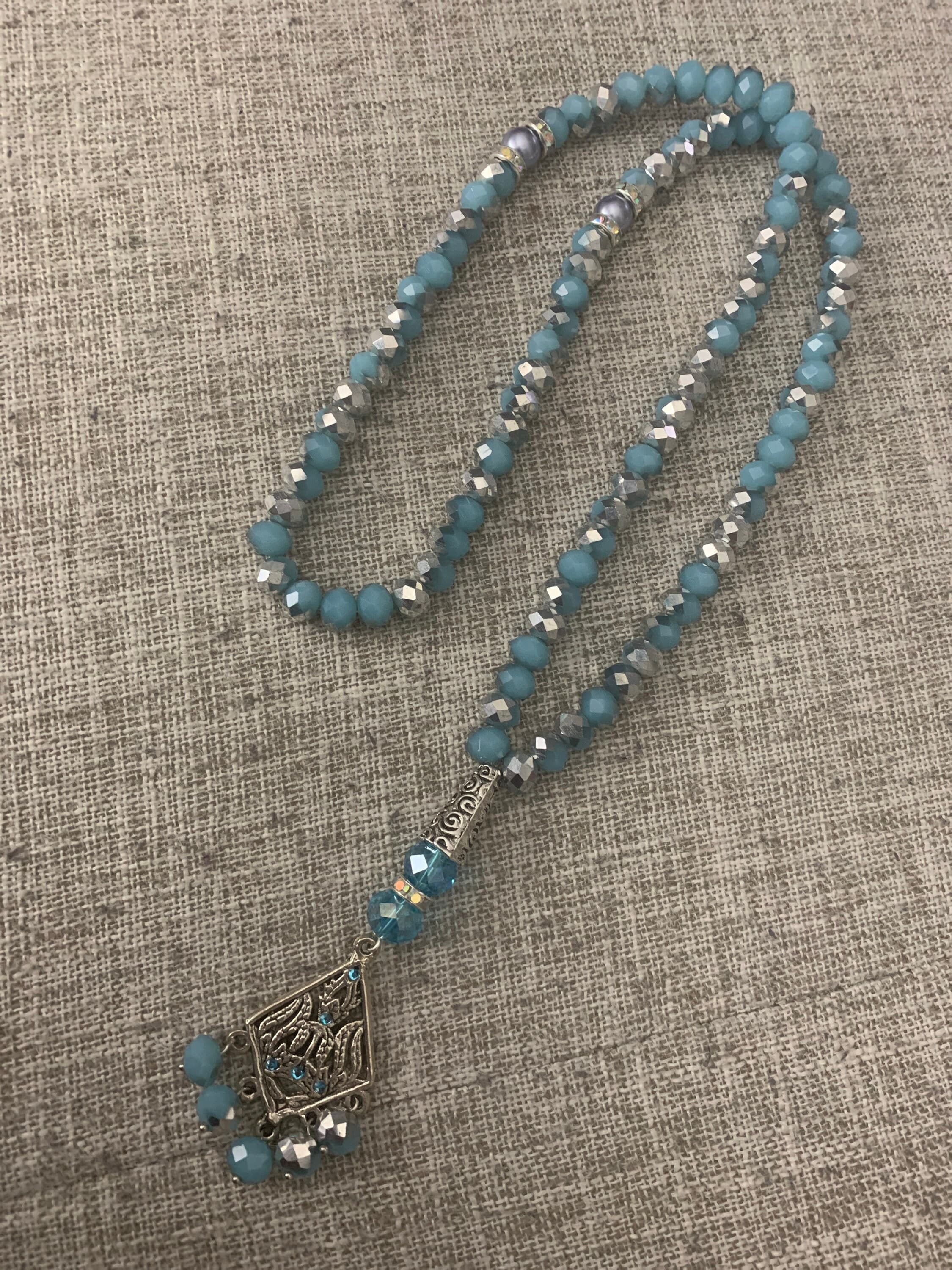 99Silvery Blue Tasbih - image 4