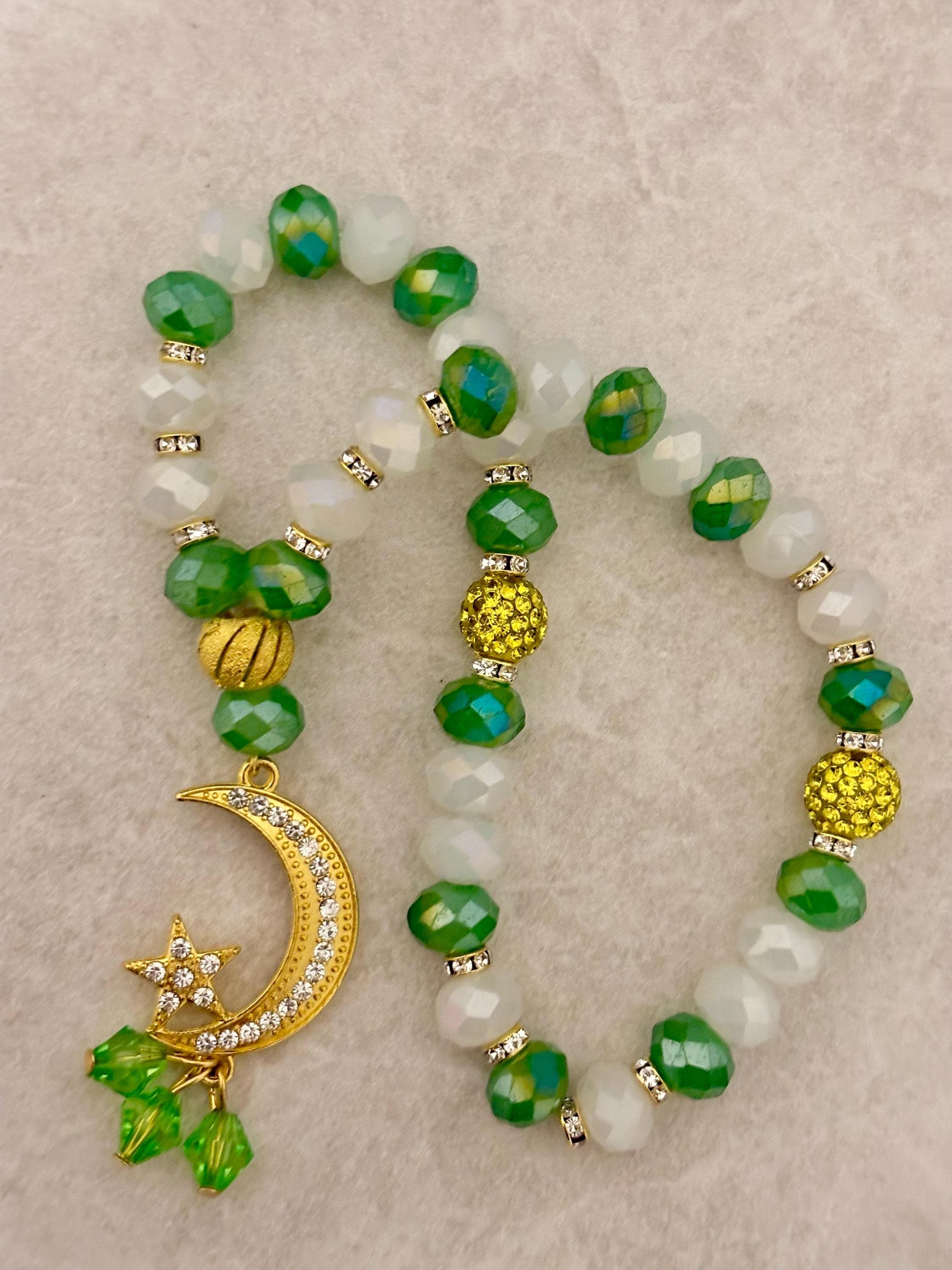33 Beads Two Color Crystal Tasbih - image 5