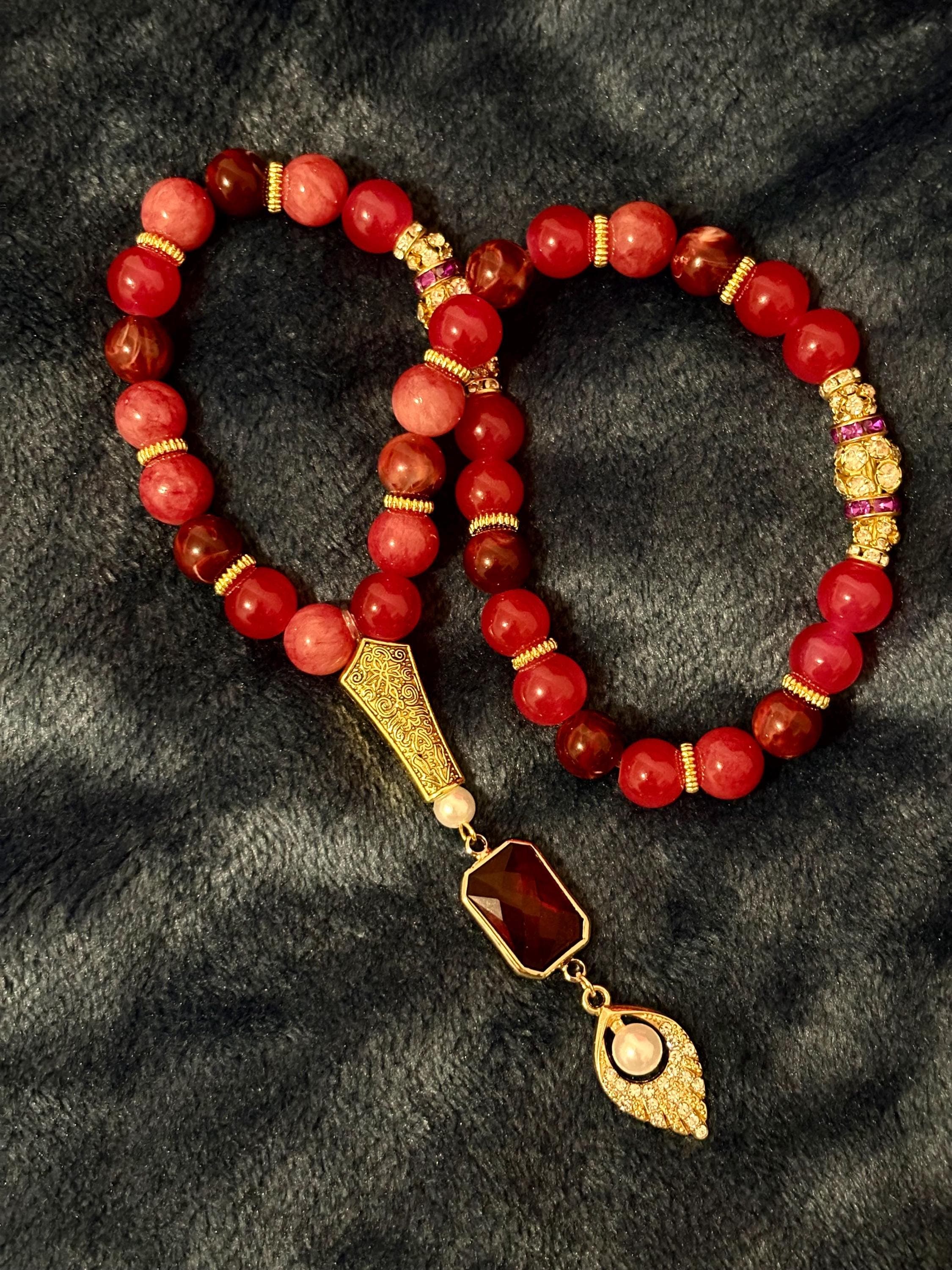 33 Gemstone  Beads Tasbih - image 3