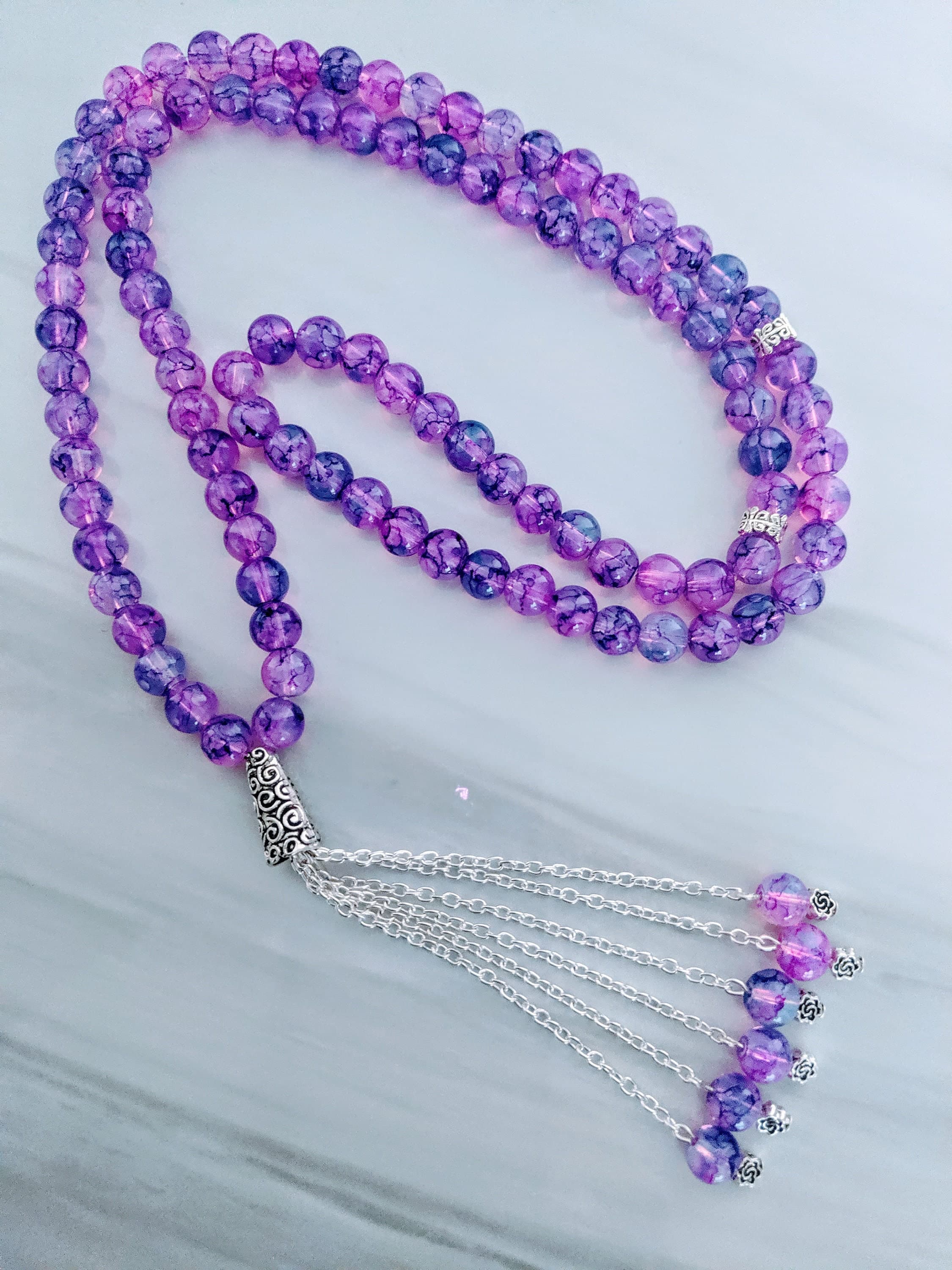 99&33 Purple Pink Tasbeeh - image 2