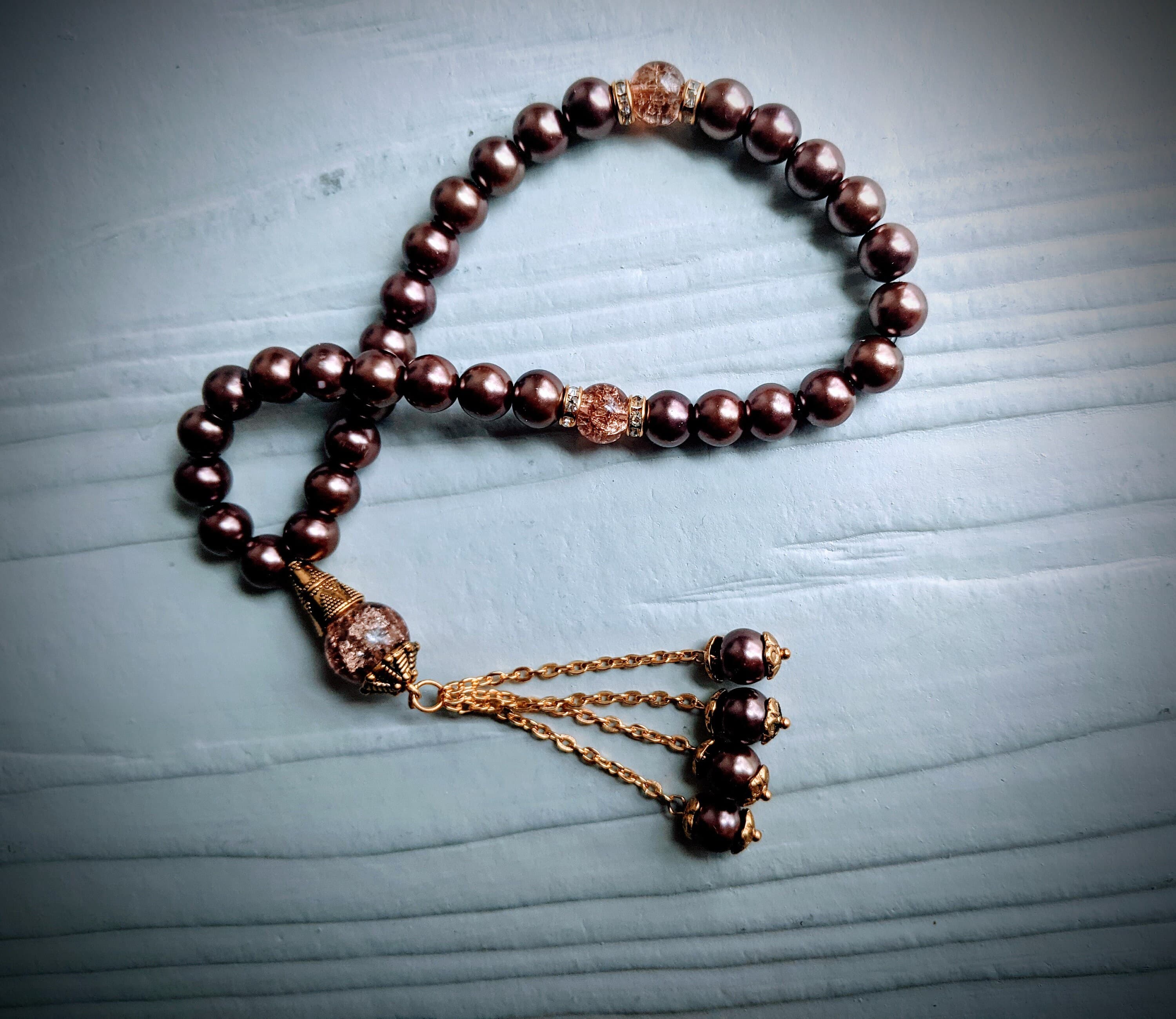 33 Pearl Prayer Beads - image 4