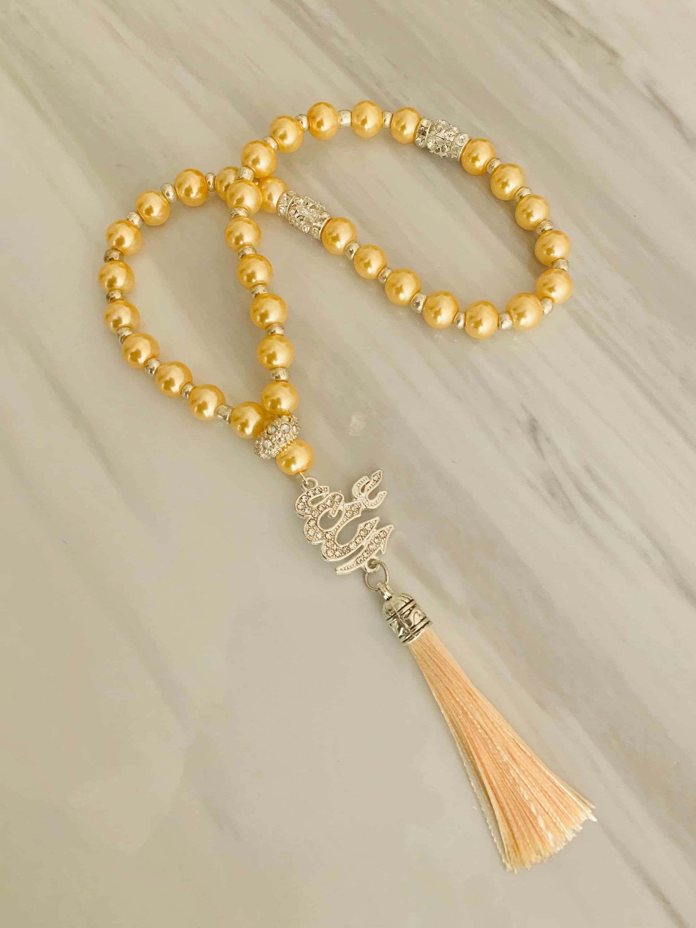 33 Two Tone Pearl Tasbih - image 4