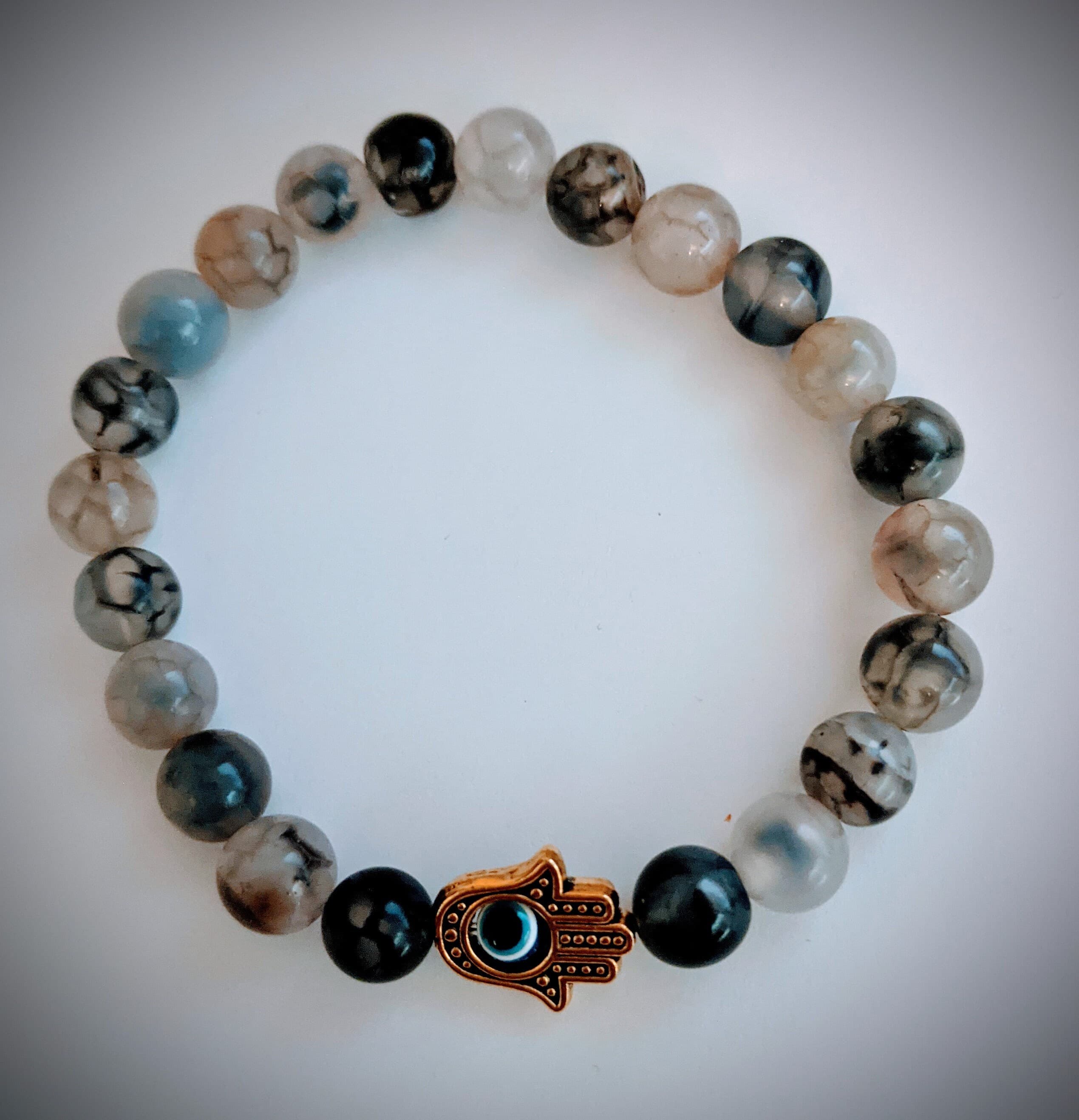 Hamsa Hand Agate Bracelets - image 5