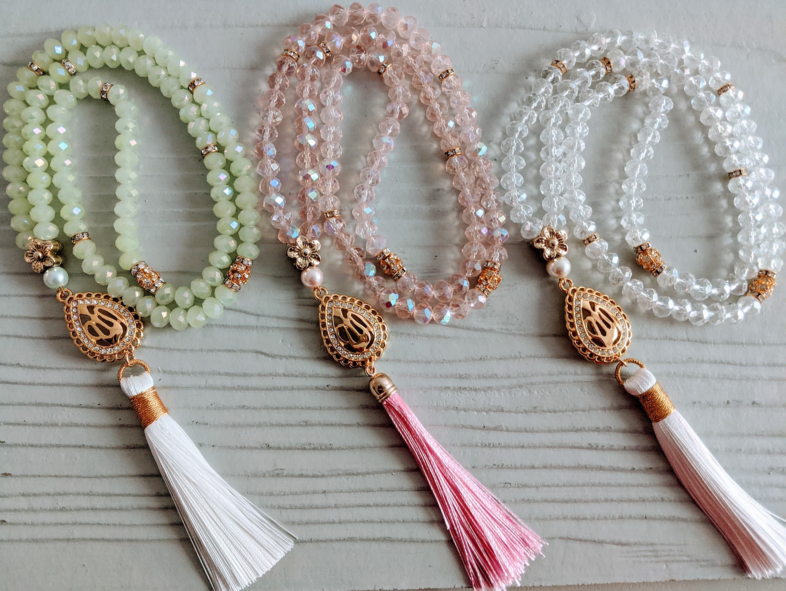 99 Pastel Crystal Tasbih