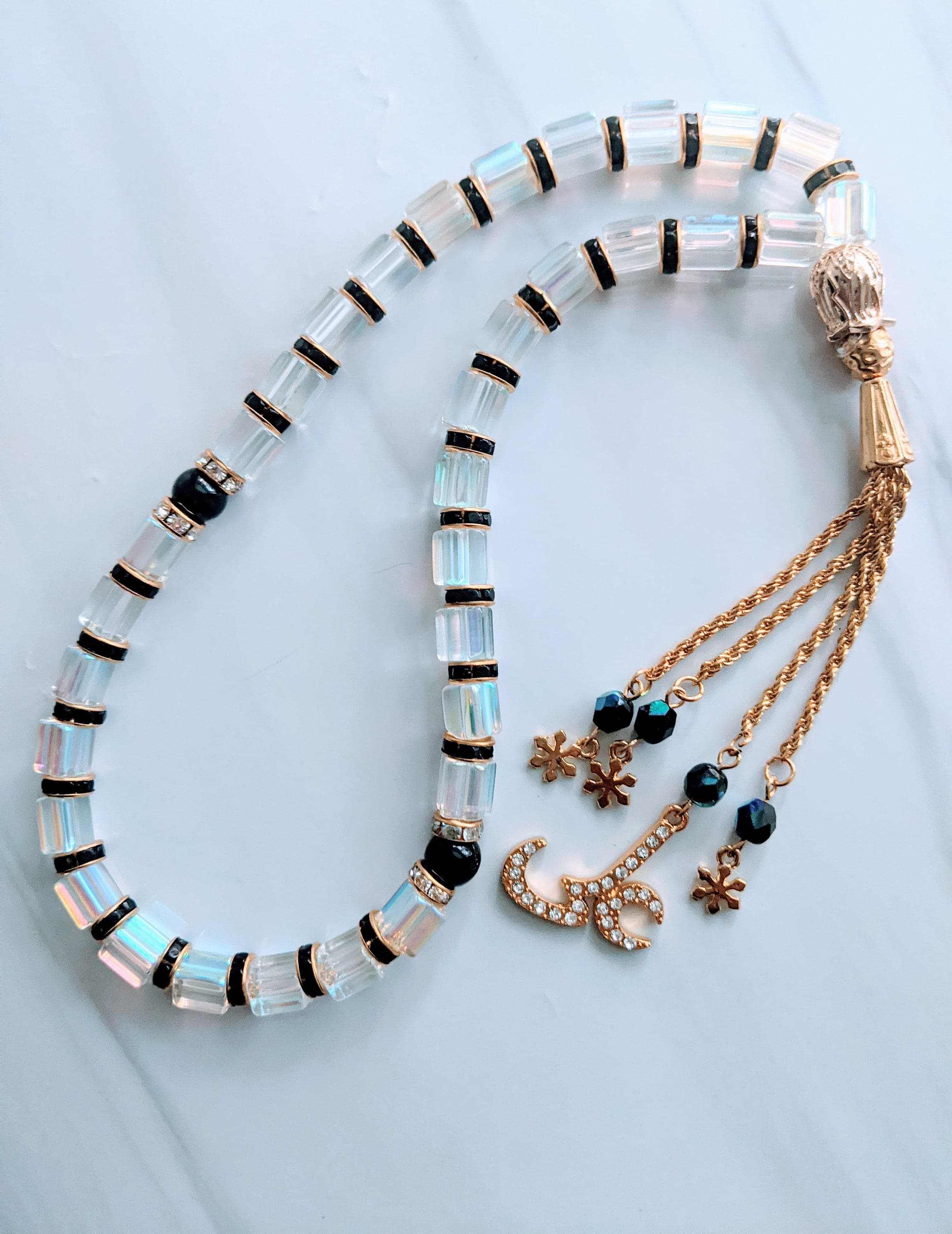 33 Crystal Gold Tasbih - image 3