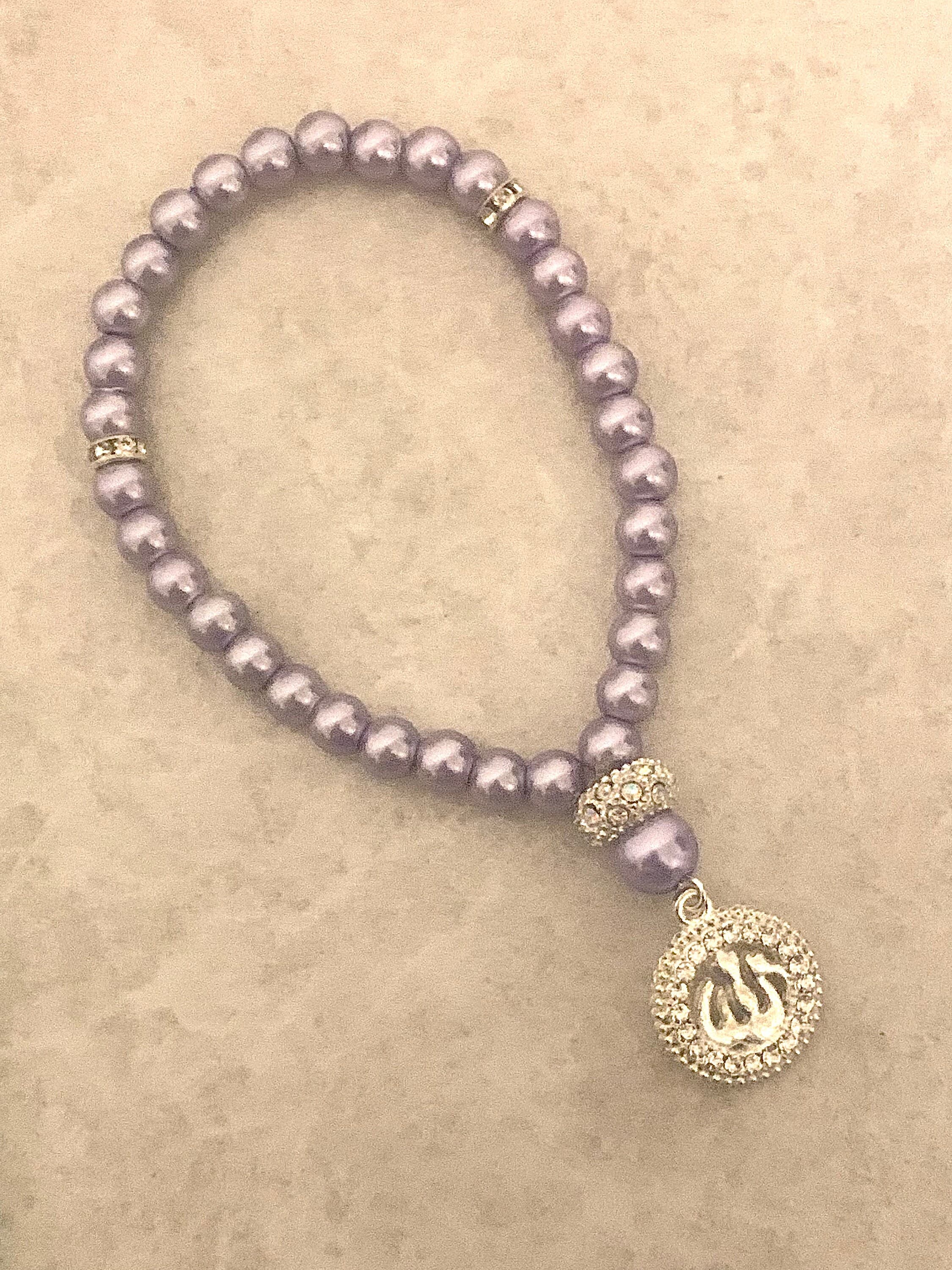 33 Pearl Allah Tasbih Bracelet - image 4