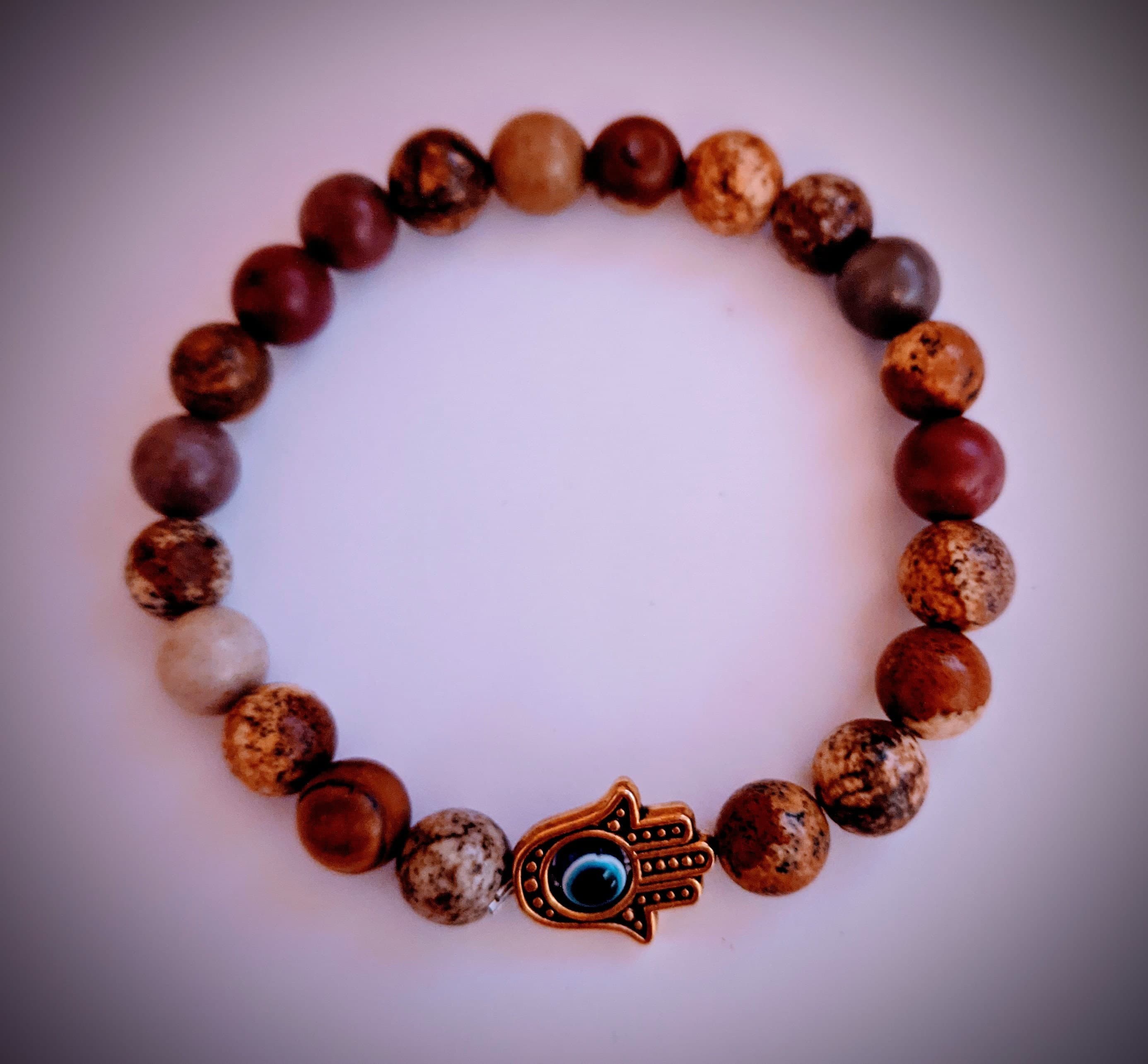 Hamsa Hand Agate Bracelets - image 4