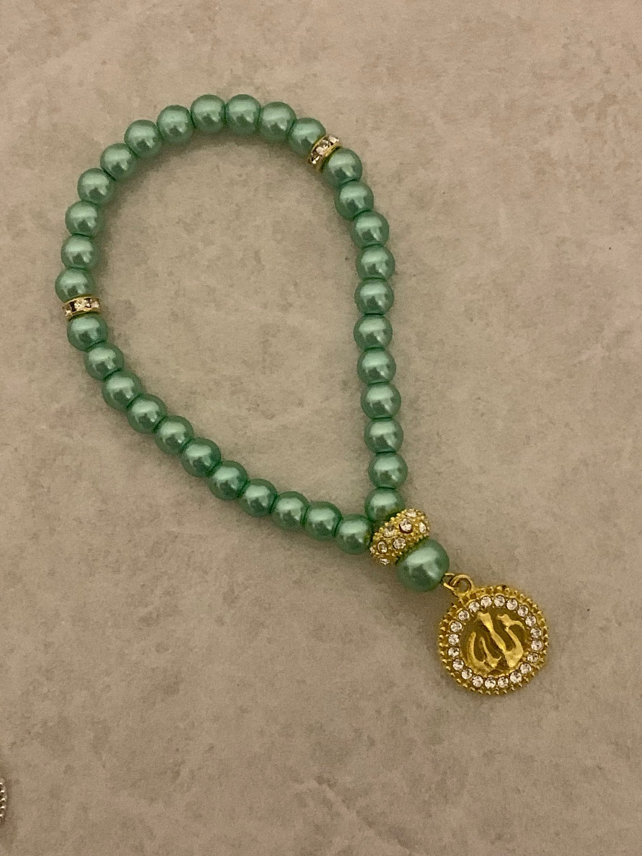 33 Pearl Allah Tasbih Bracelet - image 5