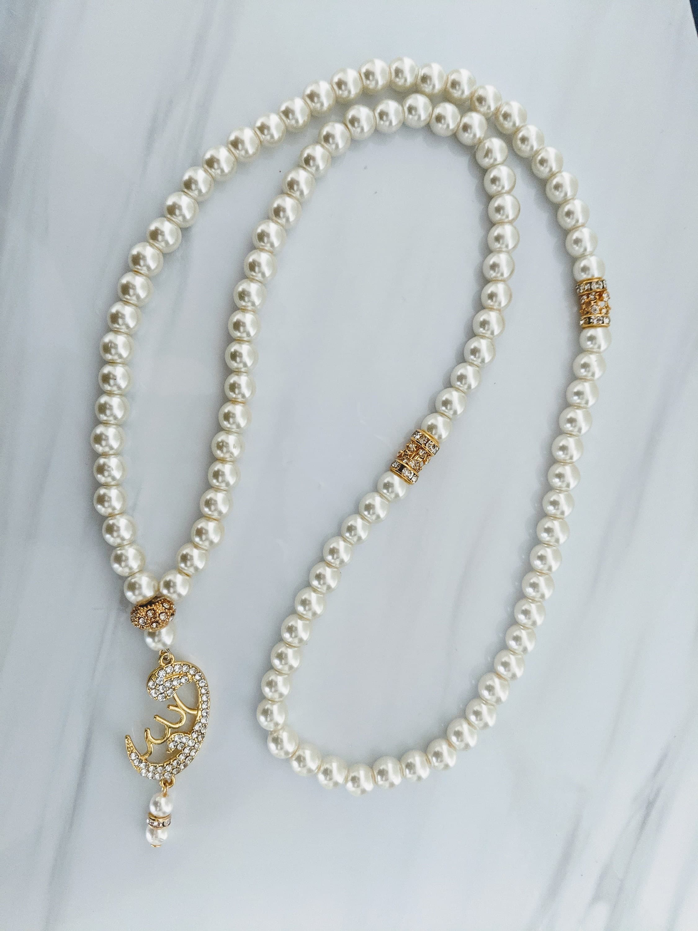 99 Beige Pearl Tasbeeh - image 4