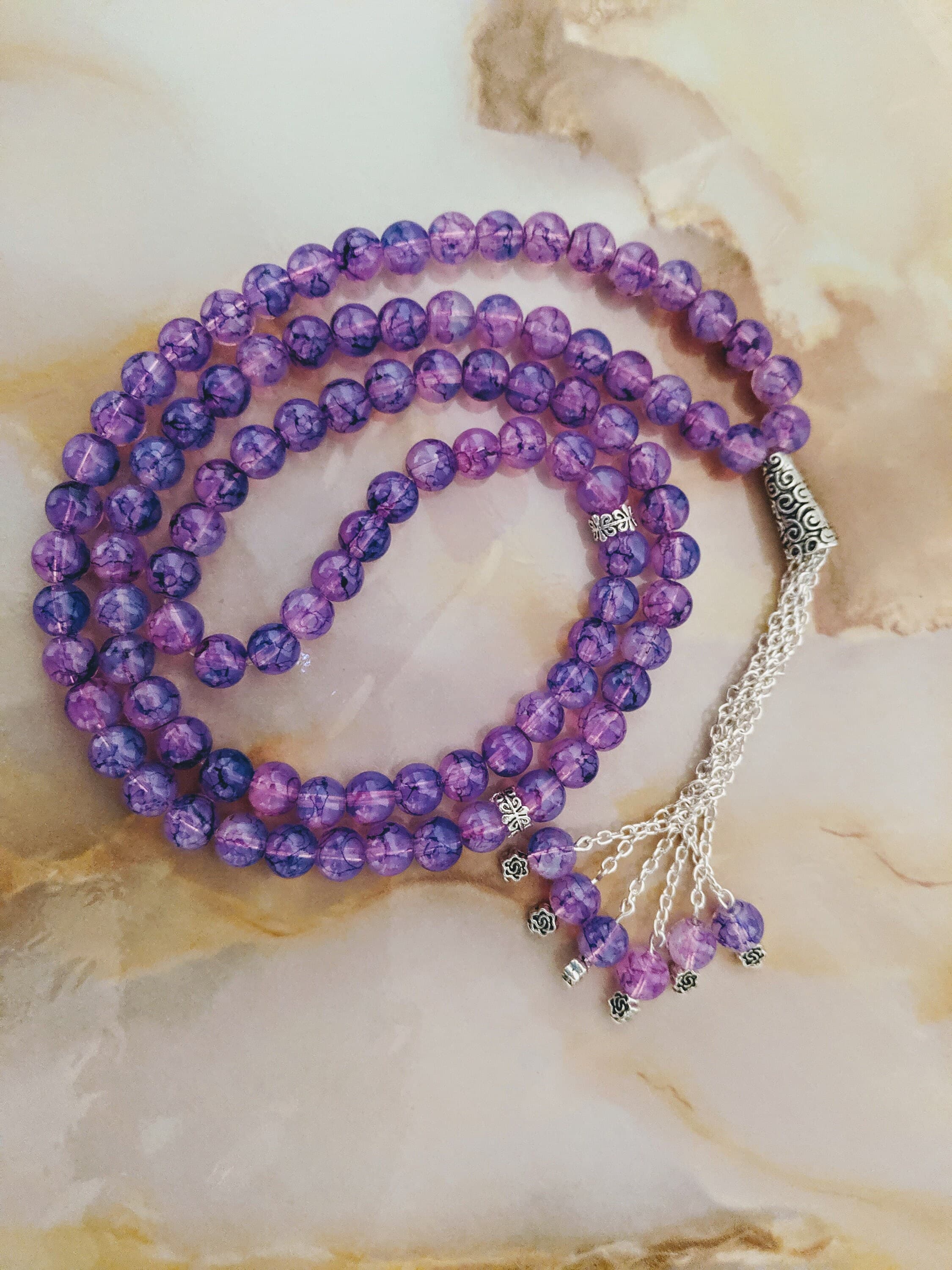 99&33 Purple Pink Tasbeeh - image 5