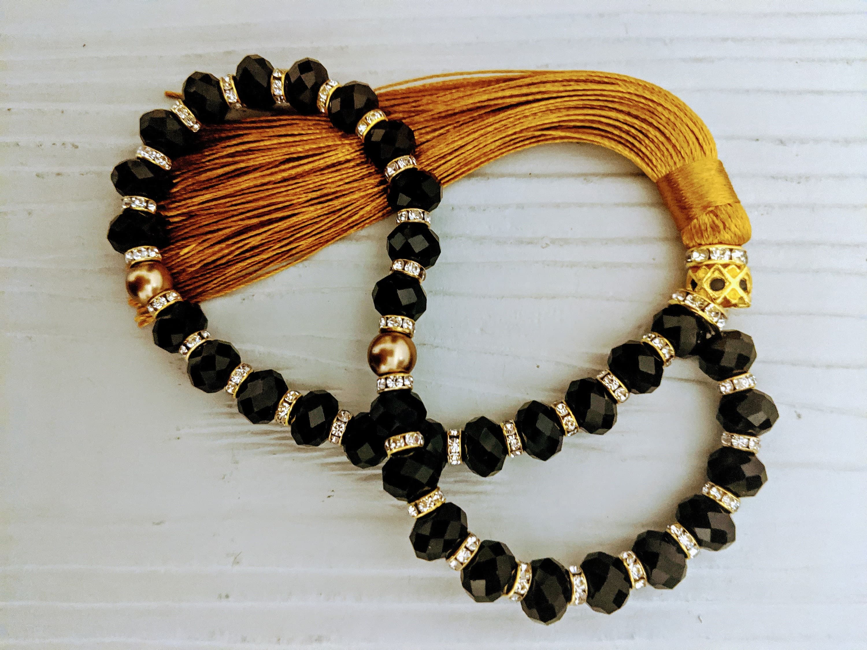 33 Black Gold Crystals