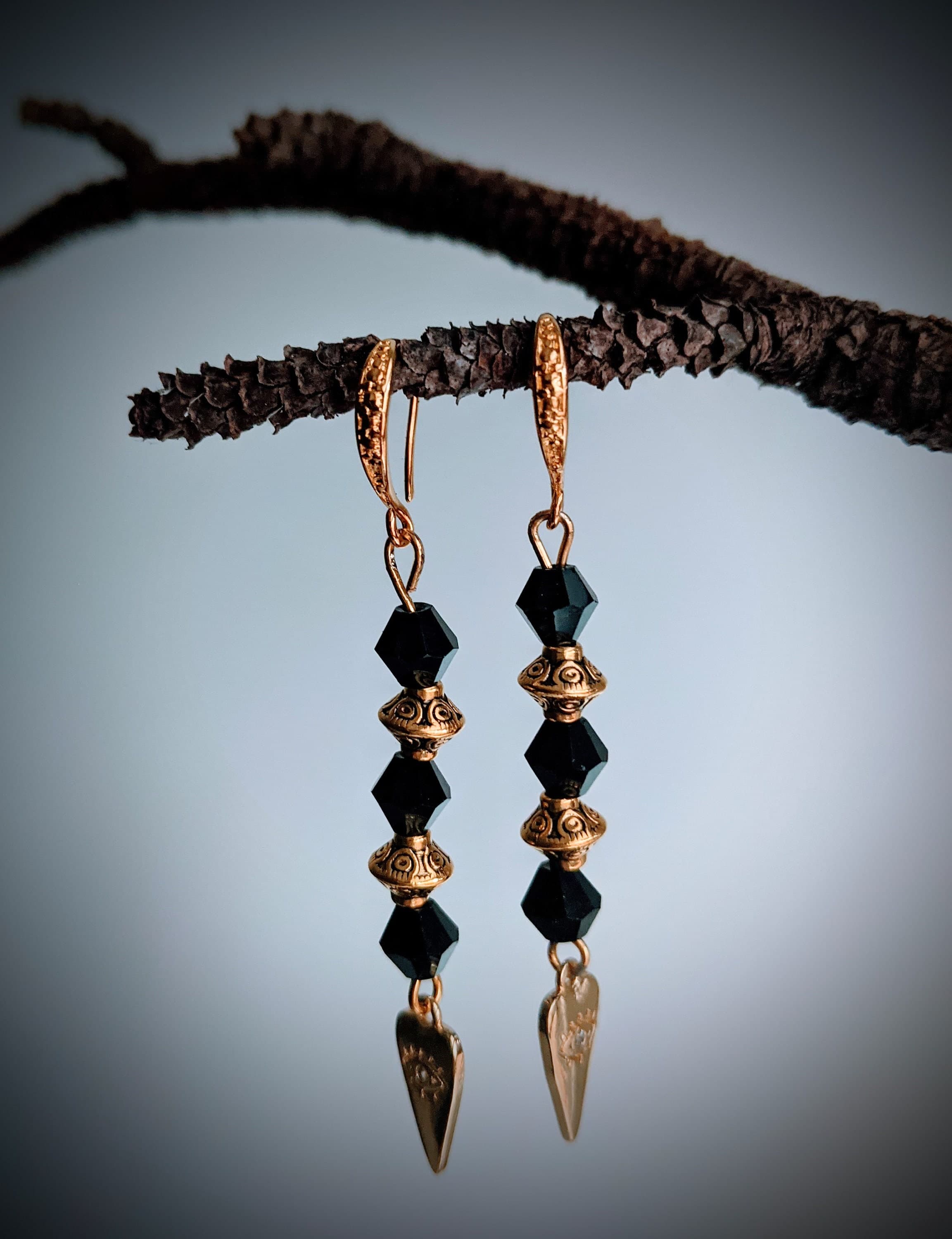 Dangle crystal Earrings - image 3