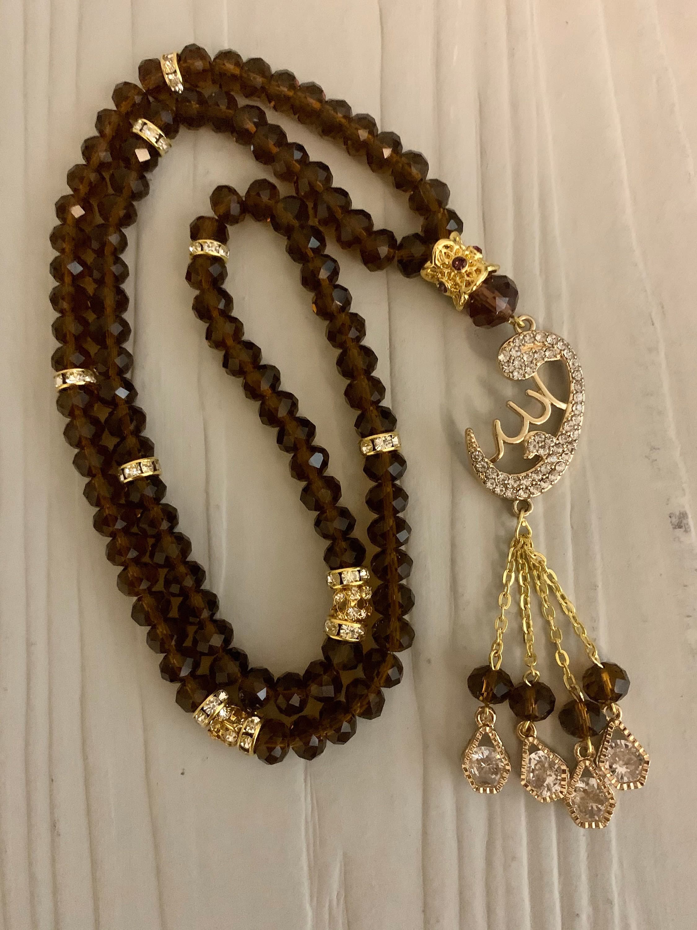99 Cyrstal  Tassel Tasbih - image 5