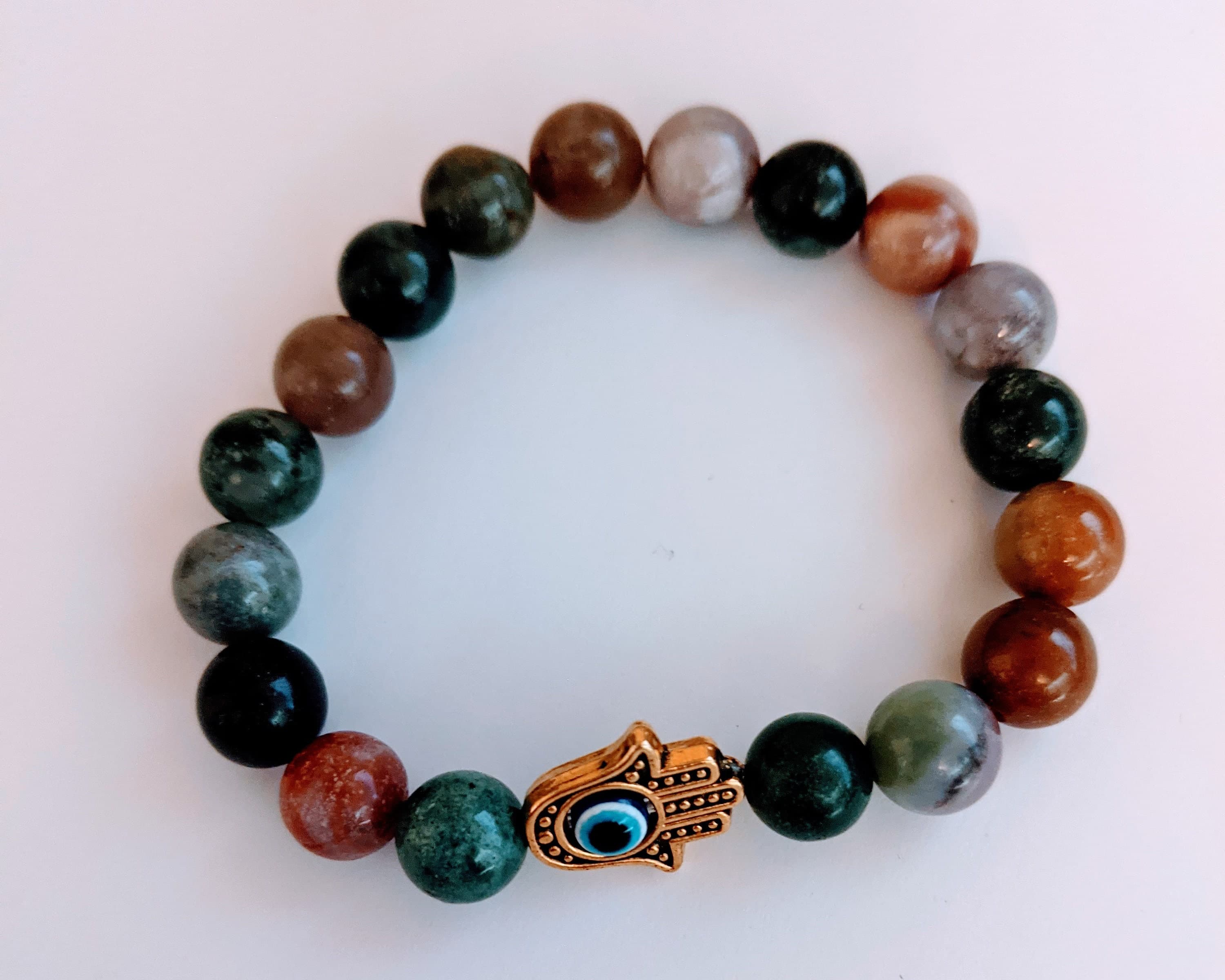 Hamsa Hand Agate Bracelets - image 3