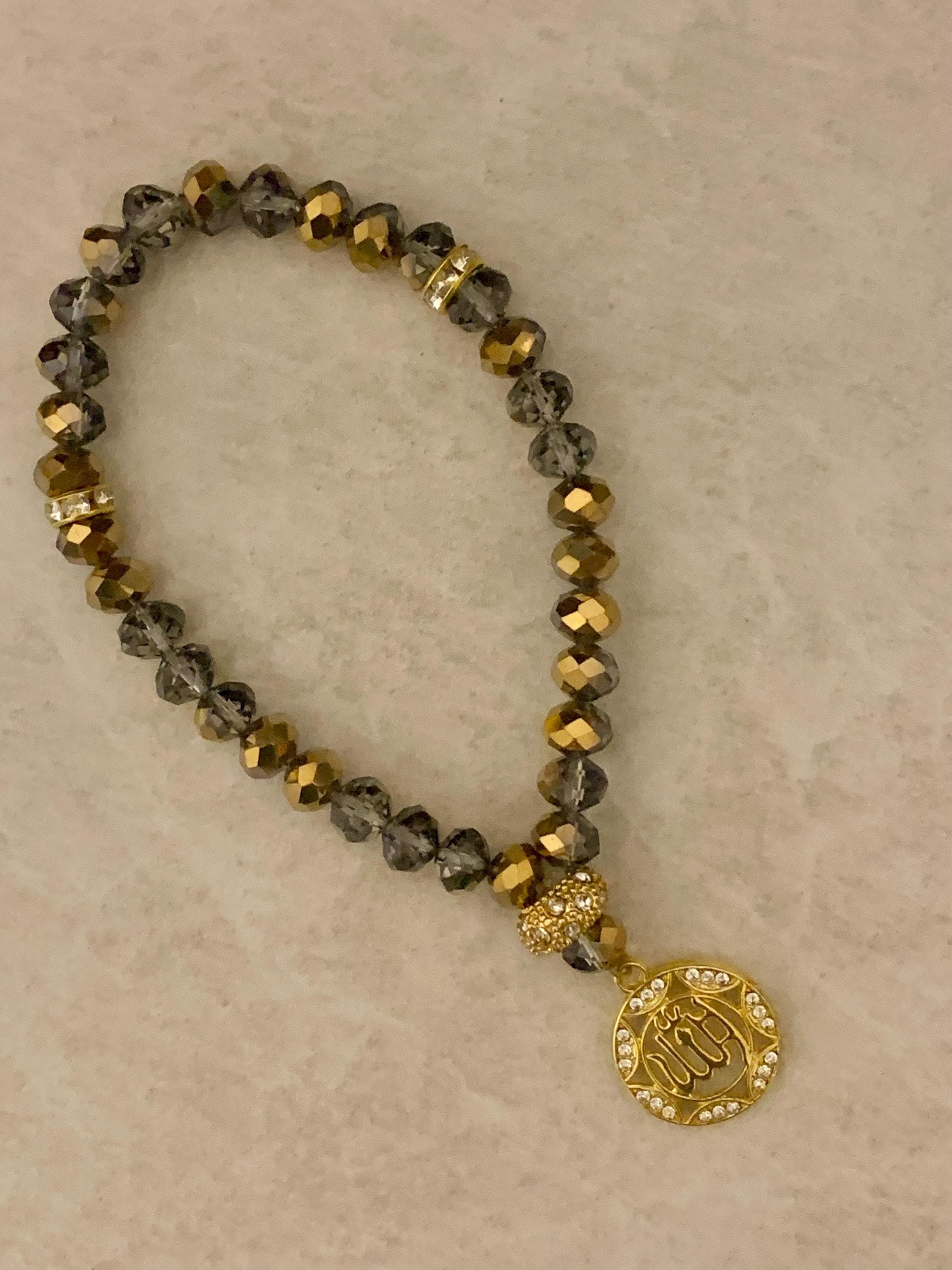 33 Two tone crystal Allah Tasbih bracelets - image 5