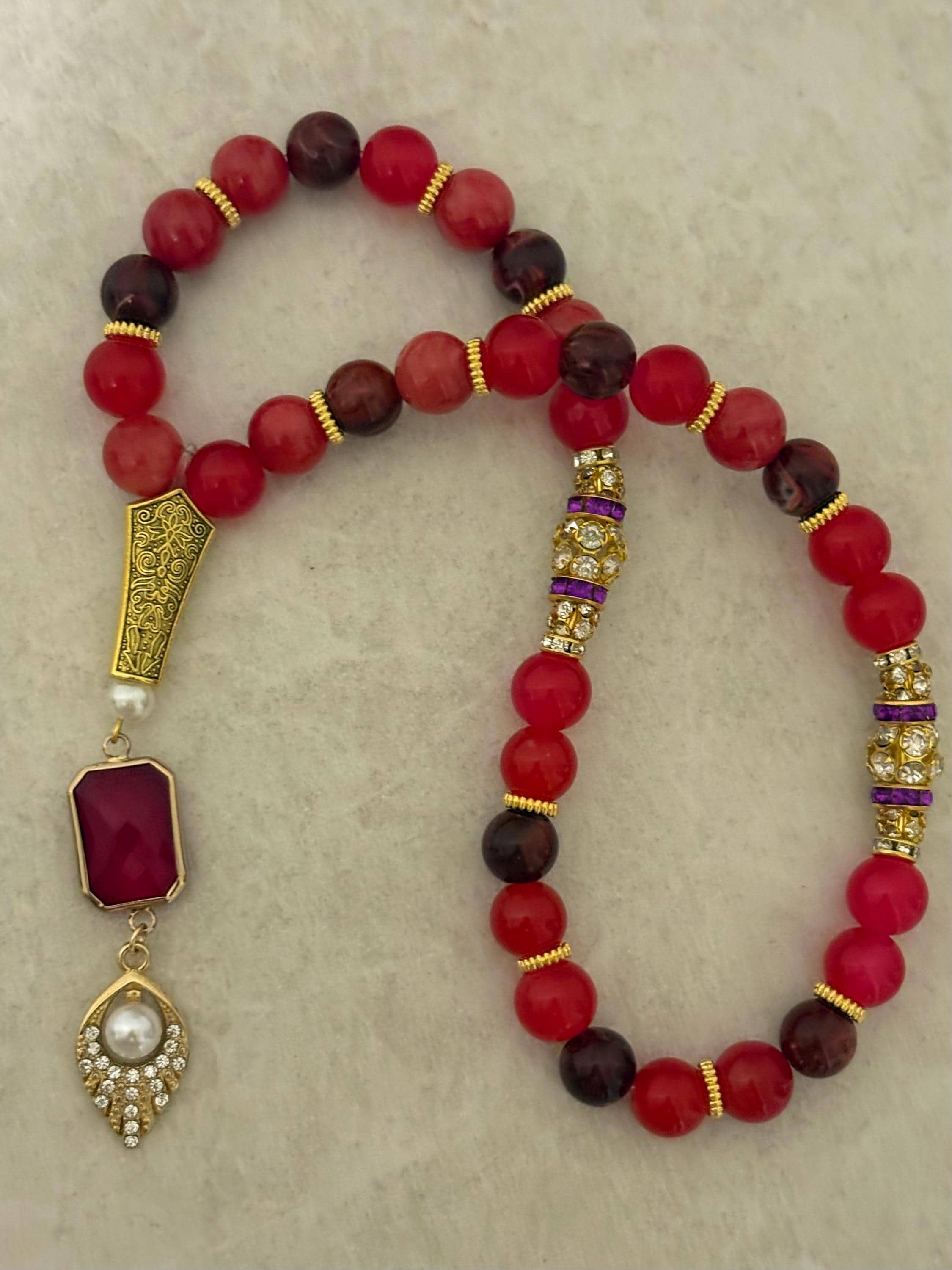 33 Gemstone  Beads Tasbih