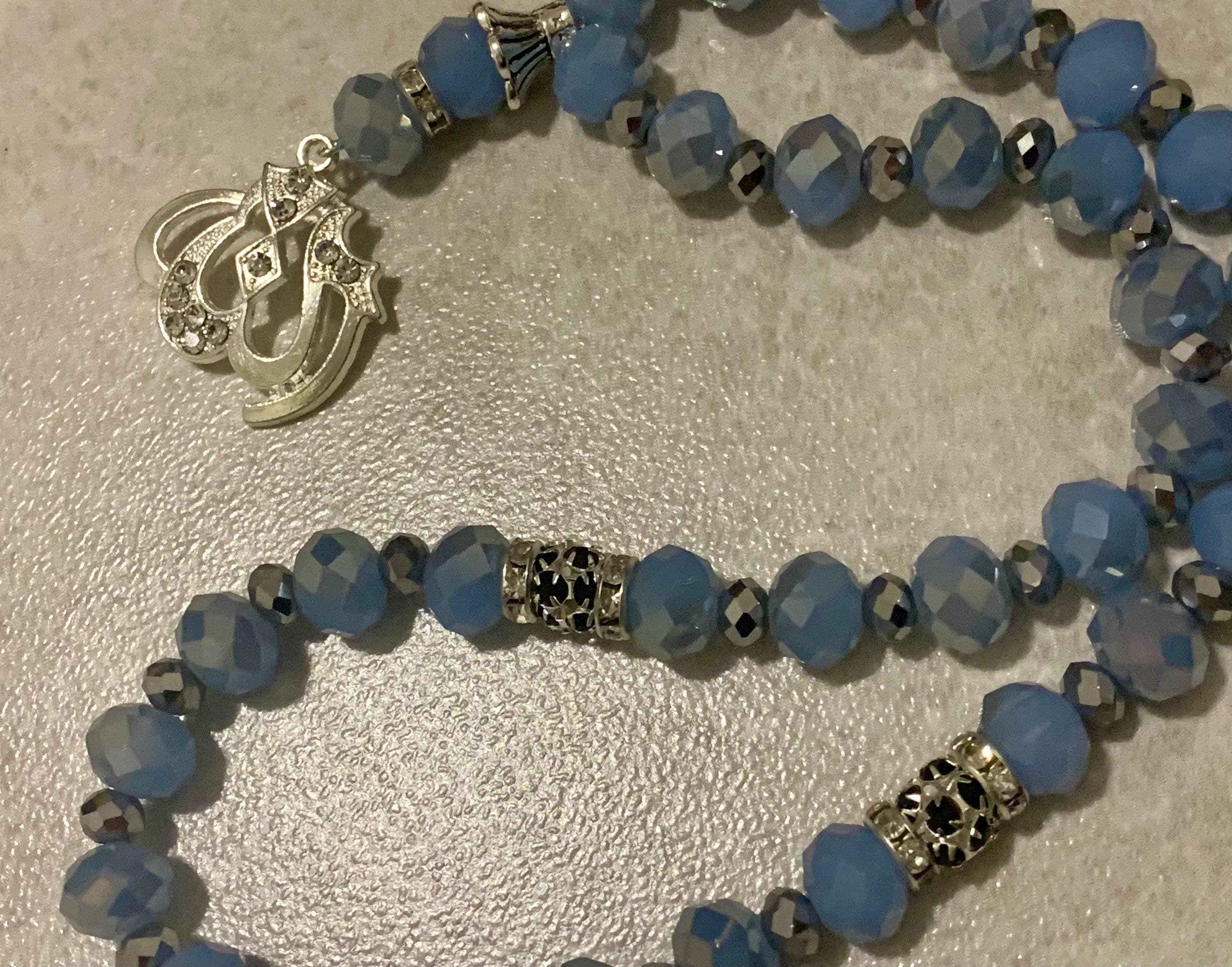 33 Silver Blue Tasbih - image 4