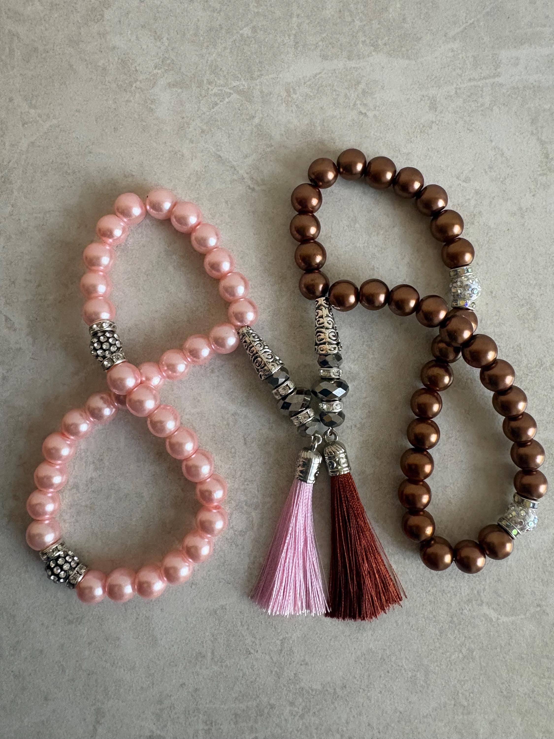 33 pearl Silver Tasbih
