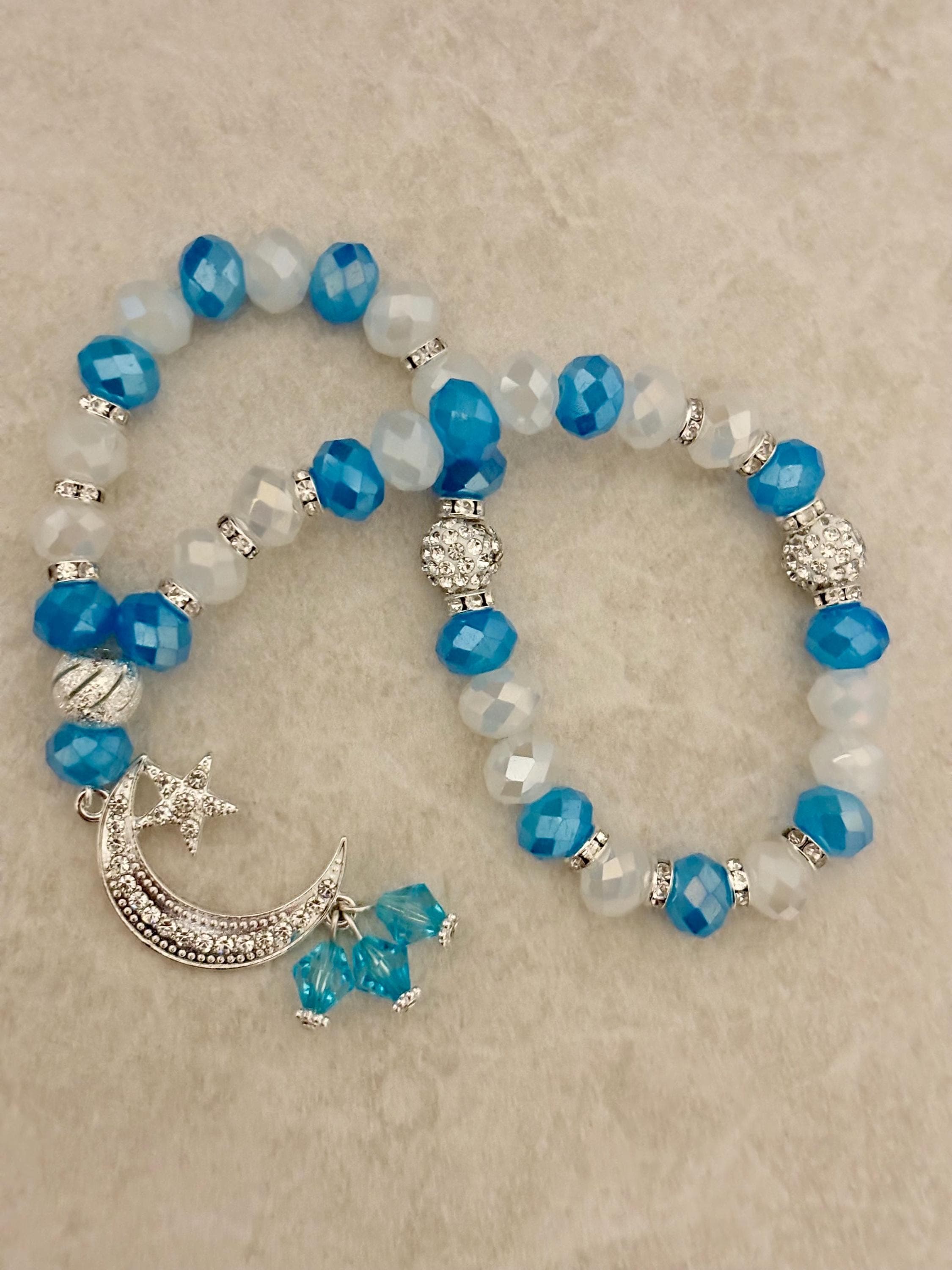 33 Beads Two Color Crystal Tasbih - image 3