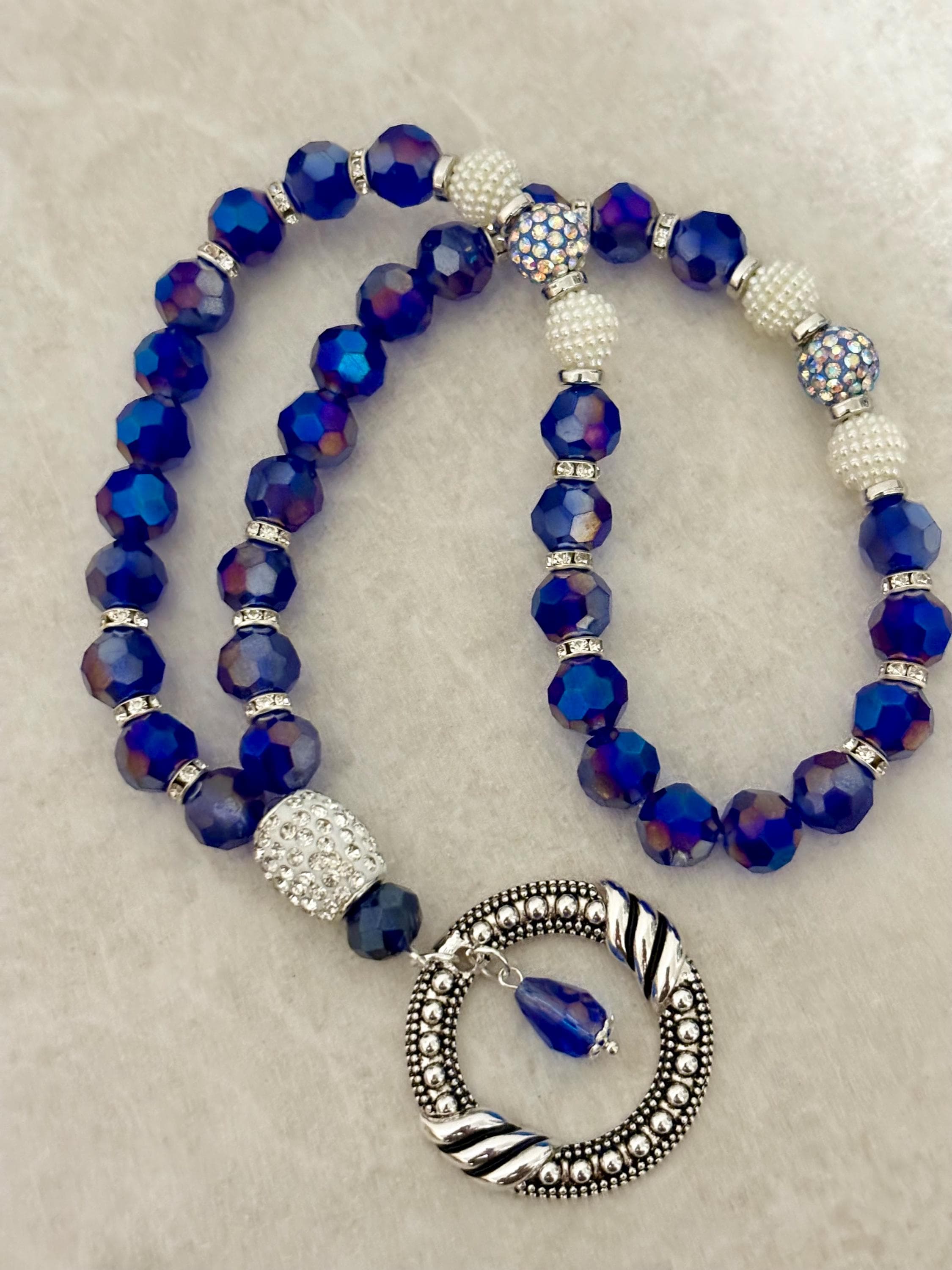 33 Blue crystals