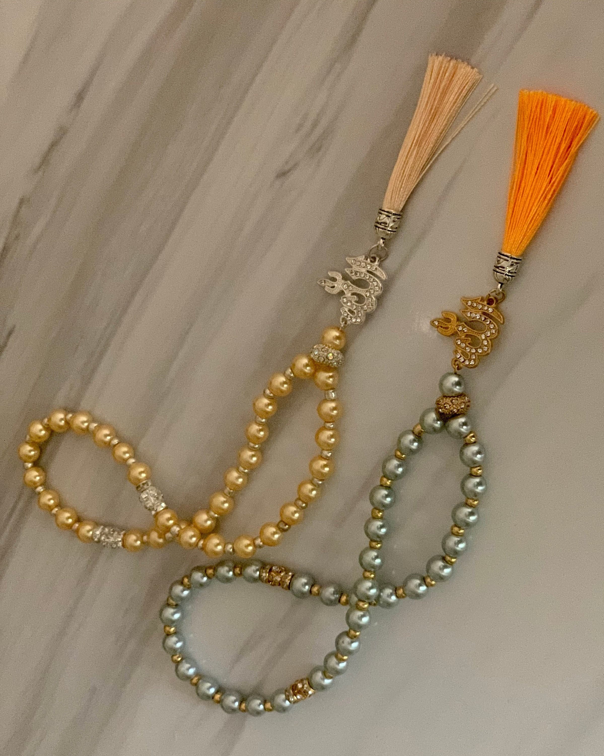 33 Two Tone Pearl Tasbih - image 3