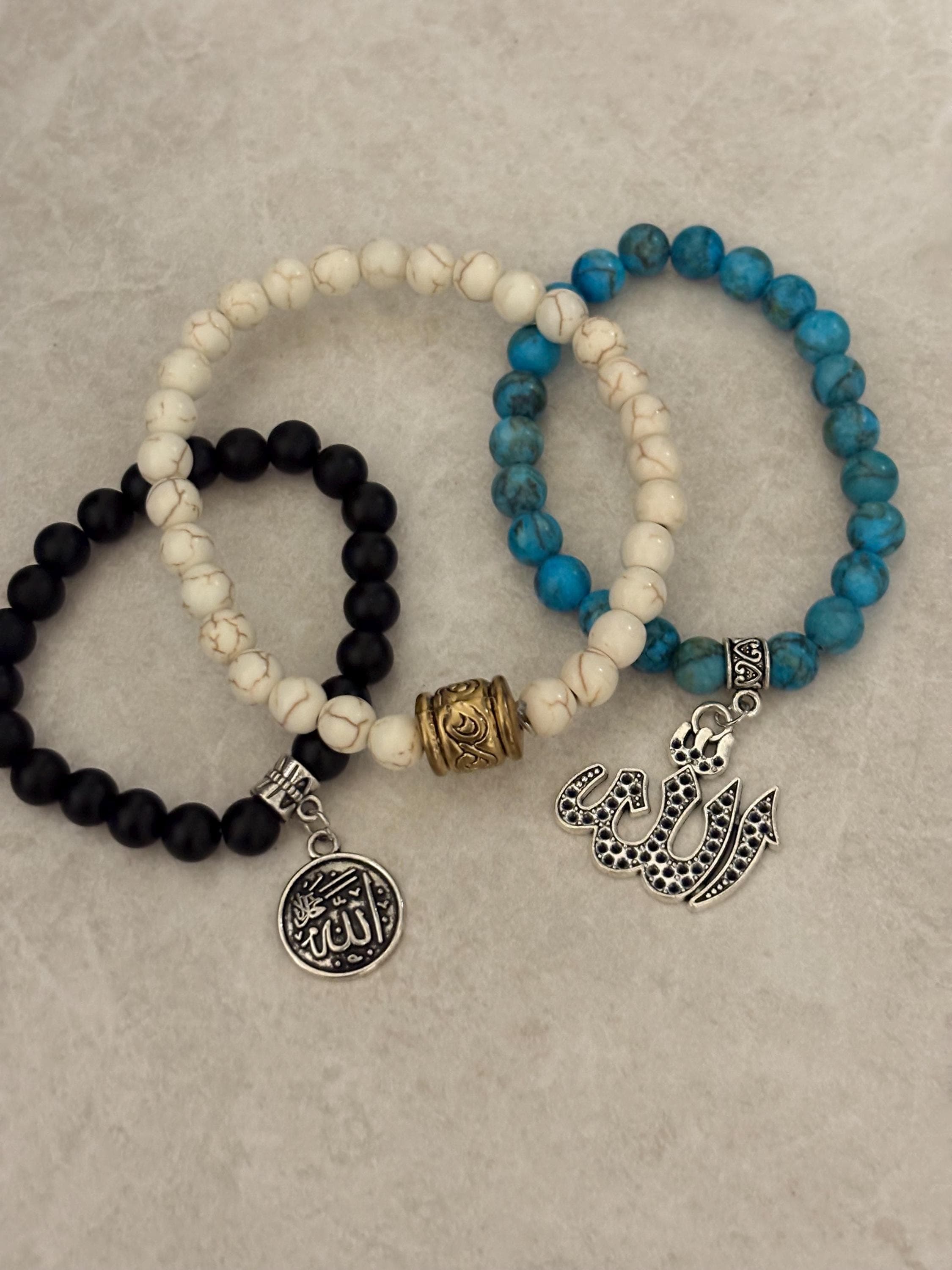 Howlite stone bracelets
