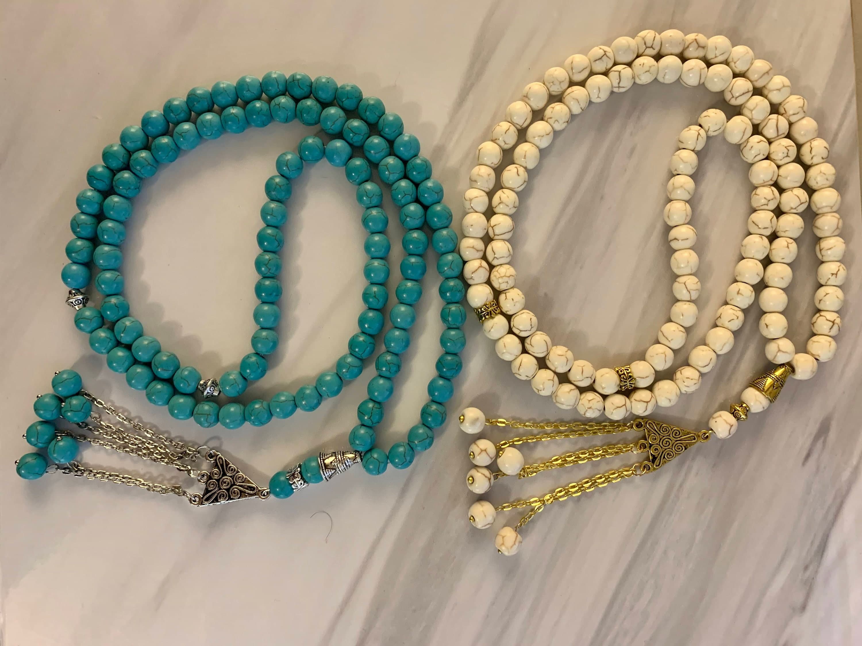 99 Howlite Tasbihs