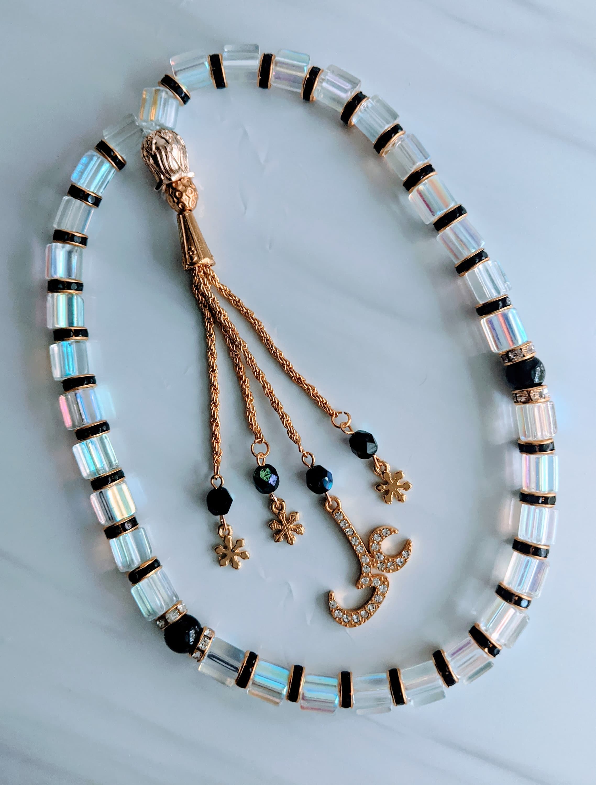 33 Crystal Gold Tasbih - image 4