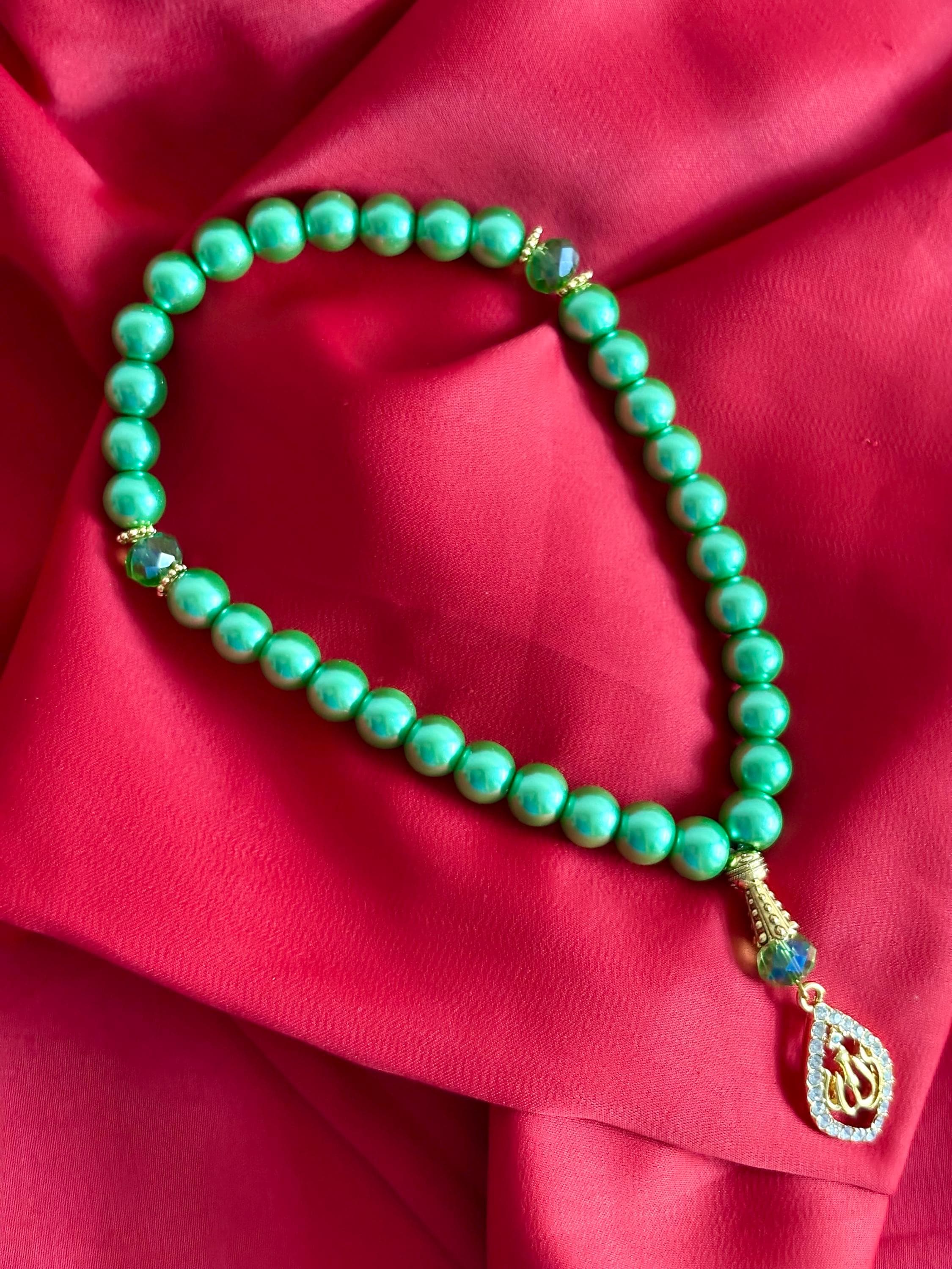 33 Pearl Tasbih gold - image 4