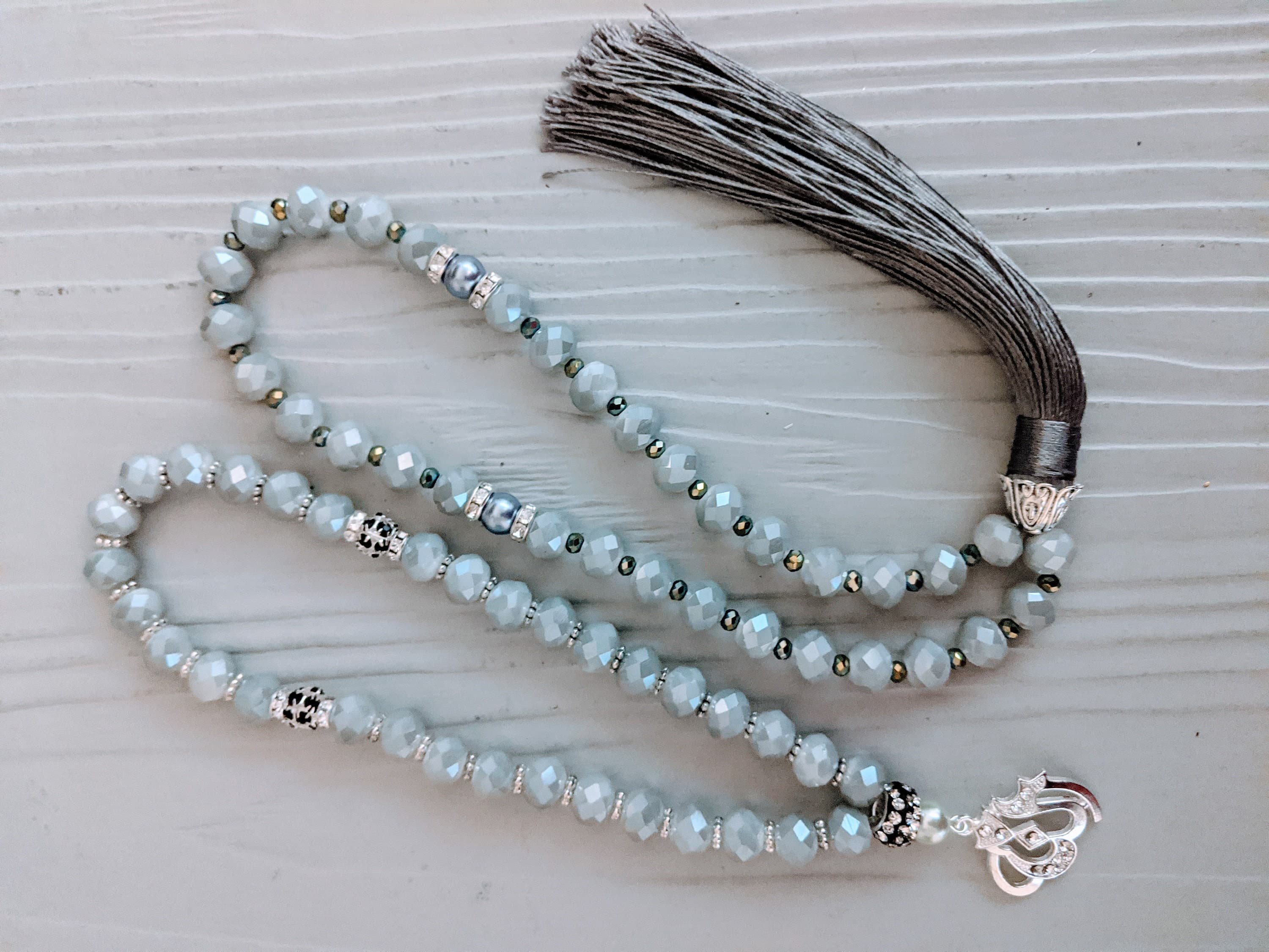 33 Opaque Grey Crystals