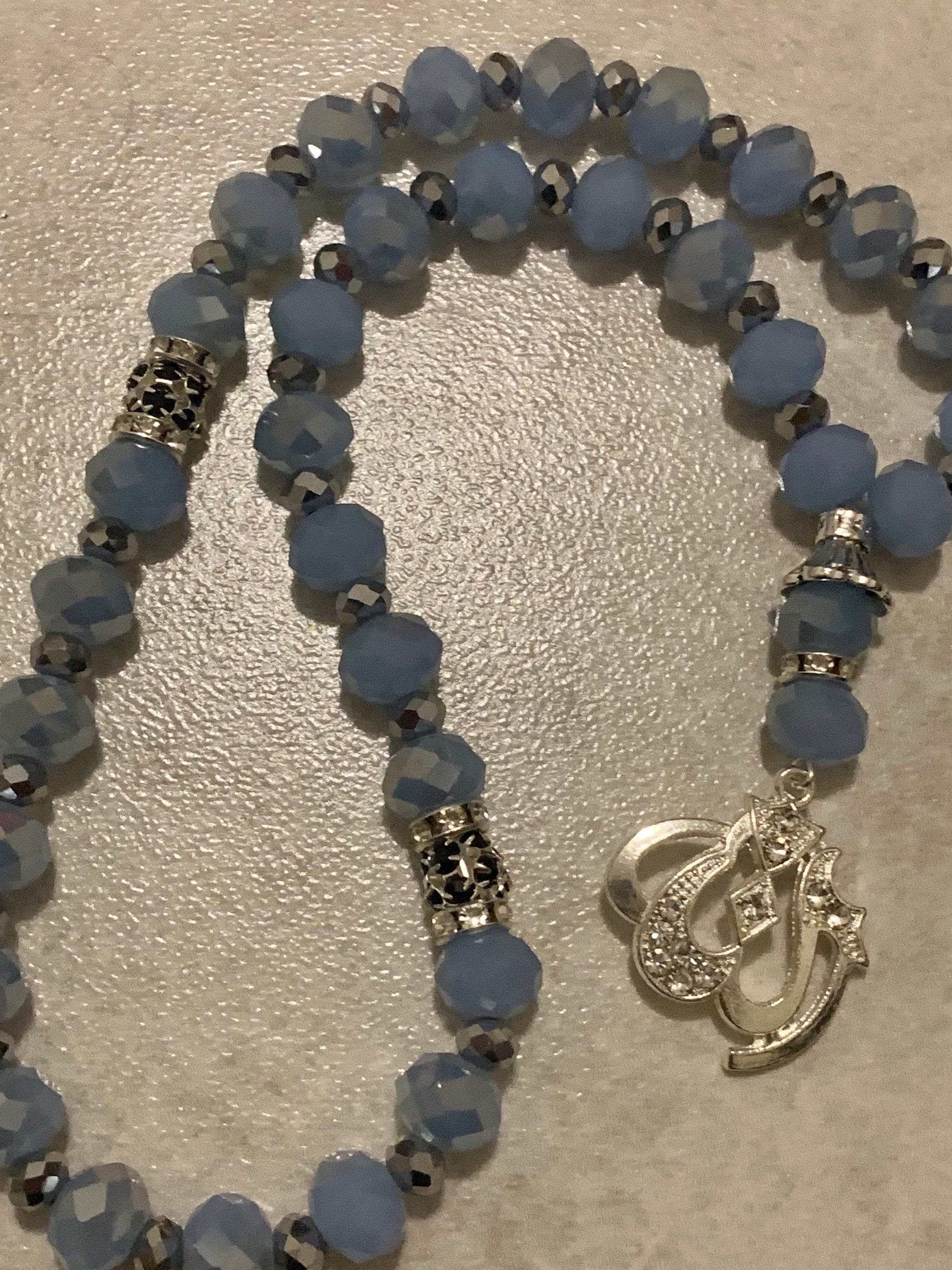 33 Silver Blue Tasbih - image 3