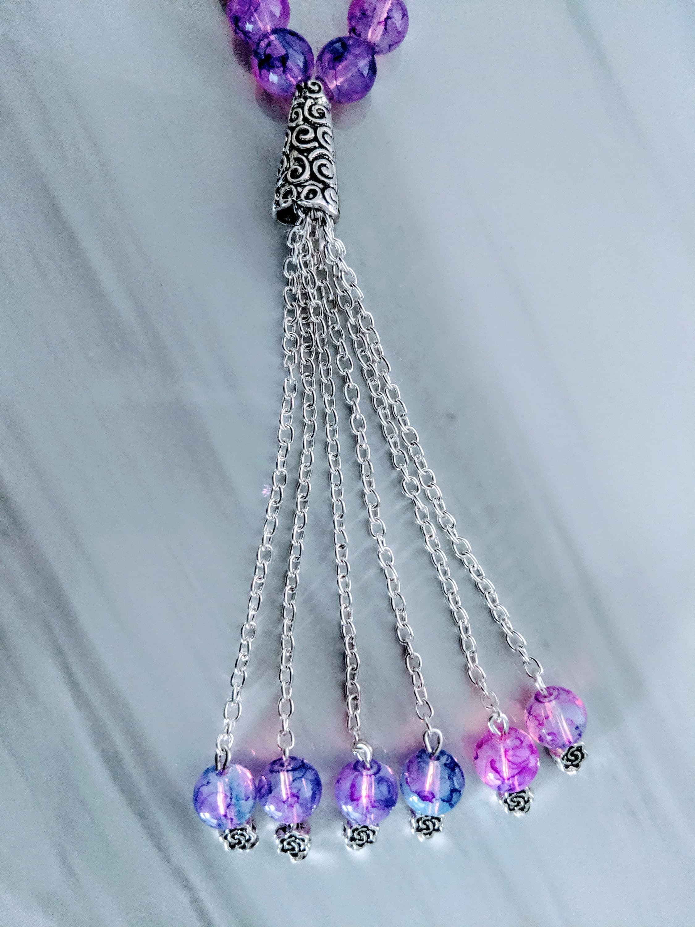 99&33 Purple Pink Tasbeeh - image 3