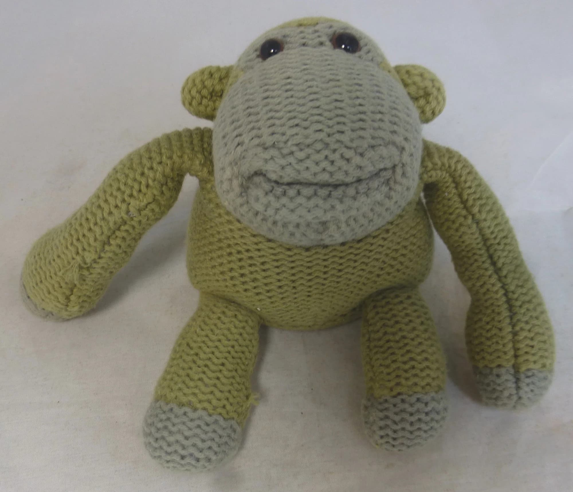 Vintage PG Tips Tea Chimp Promotional Knitted Monkey Beanie Plush Soft Toy 6 inch - Most Famous Monkey – Adorable Monk Man Gift Idea - image 3