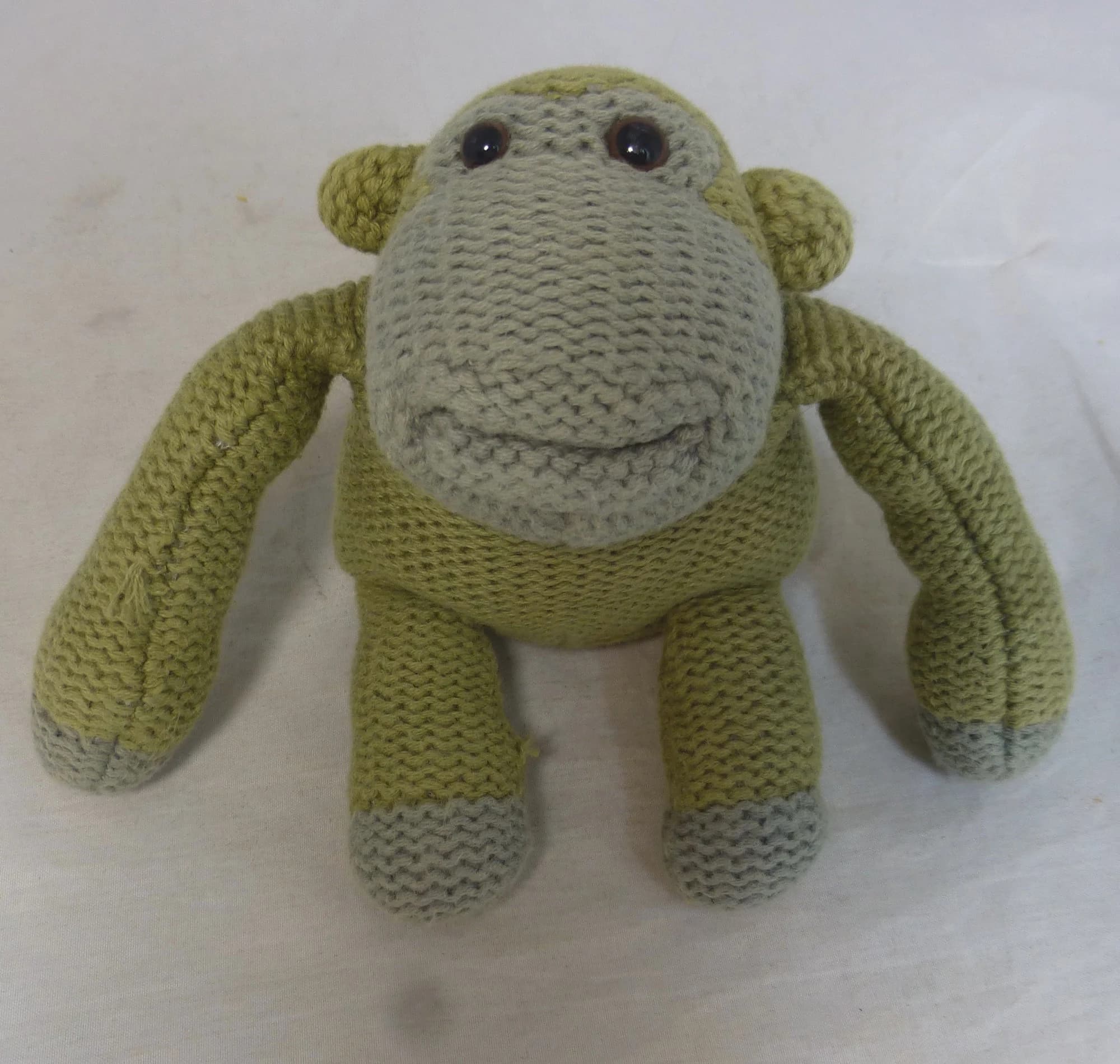 Vintage PG Tips Tea Chimp Promotional Knitted Monkey Beanie Plush Soft Toy 6 inch - Most Famous Monkey – Adorable Monk Man Gift Idea