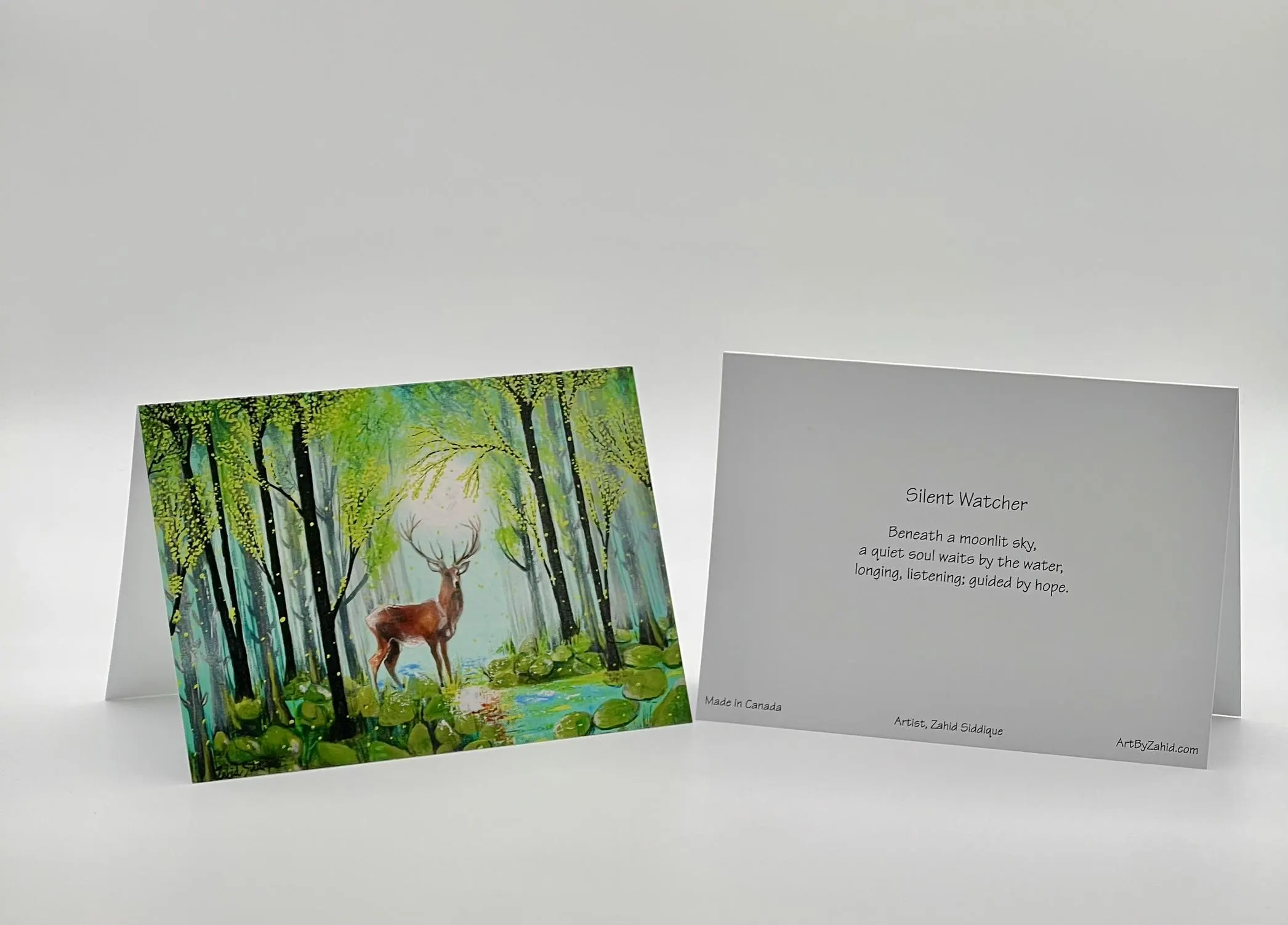SET (Pack) of 6 different GREETING CARDS Printed from Original Acrylic Paintings, Hand-Painted Moments – Now on Cards. Blank Inside,5"X7" - image 5