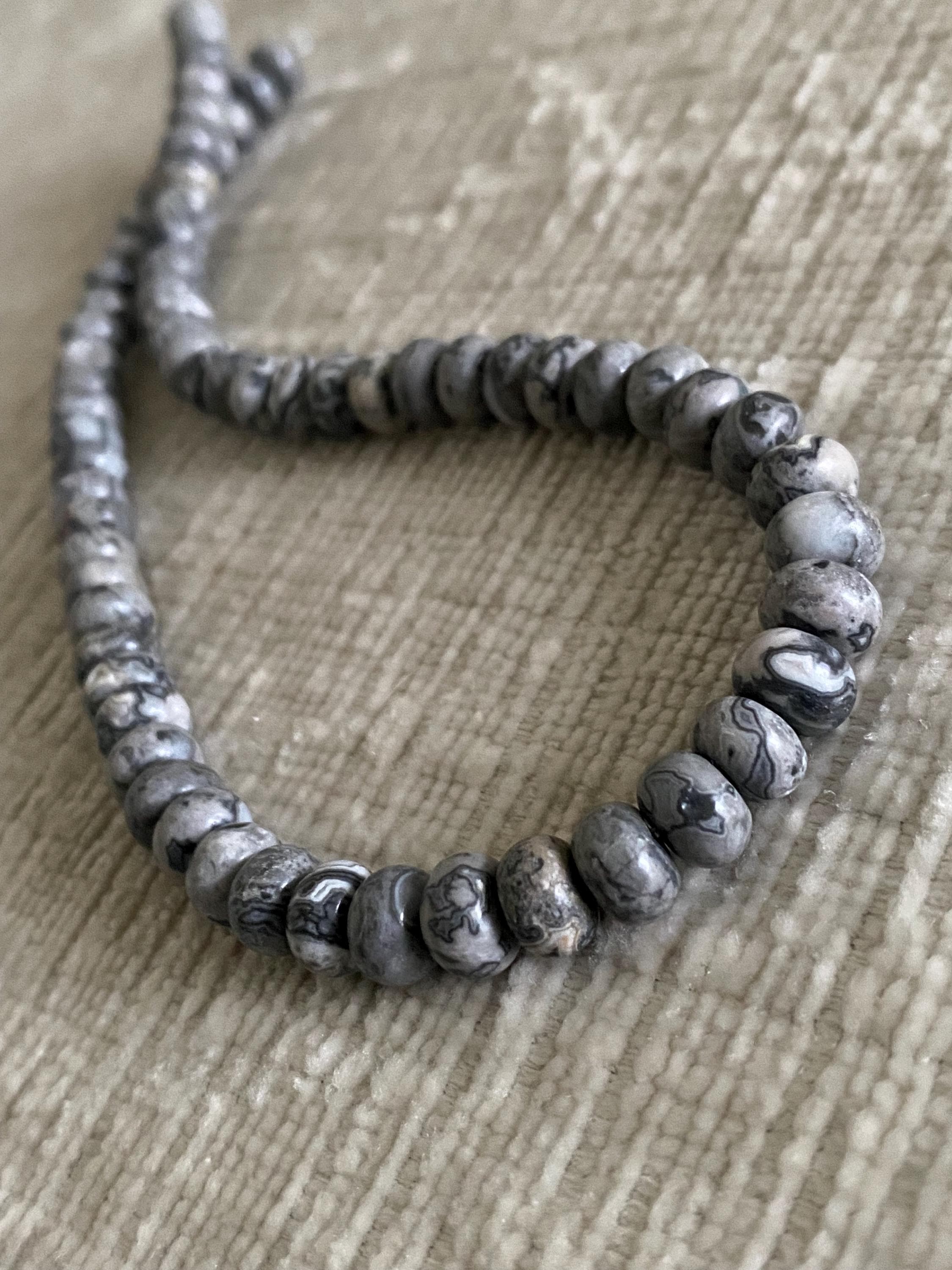 Black Aqeeq Agate stone tasbih - image 3