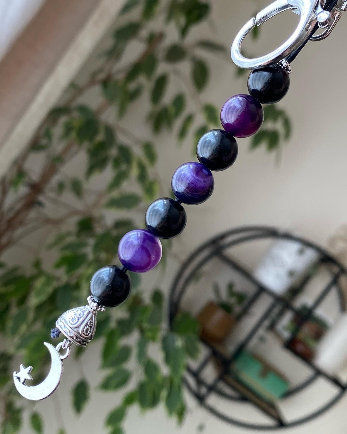 Tawaf and Sa’ee counting beads, natural gemstone with keychain. - image 4