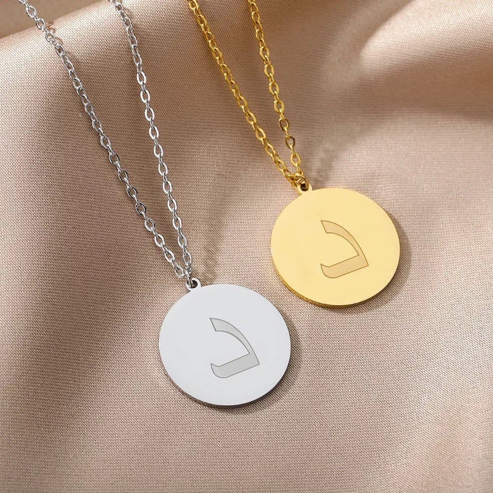 Arabic initial necklaces - image 5