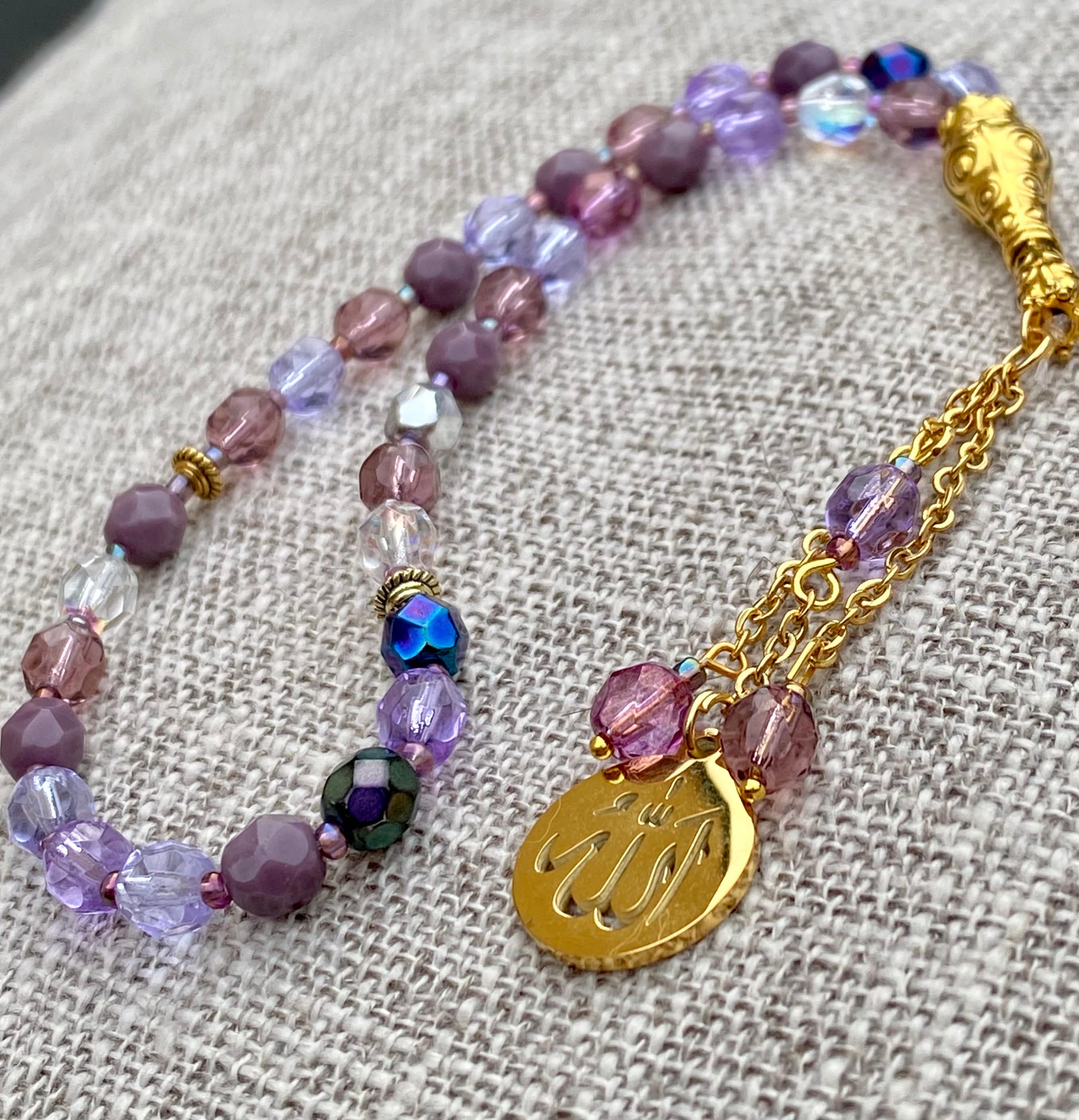 Czech crystal tasbih. - image 5