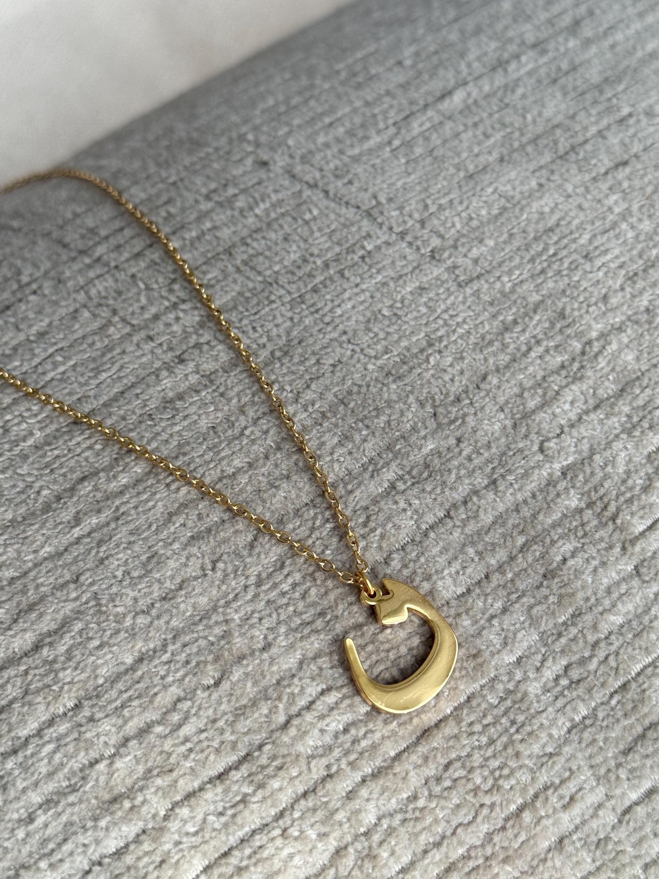 Arabic letter necklace stainless steel - image 4
