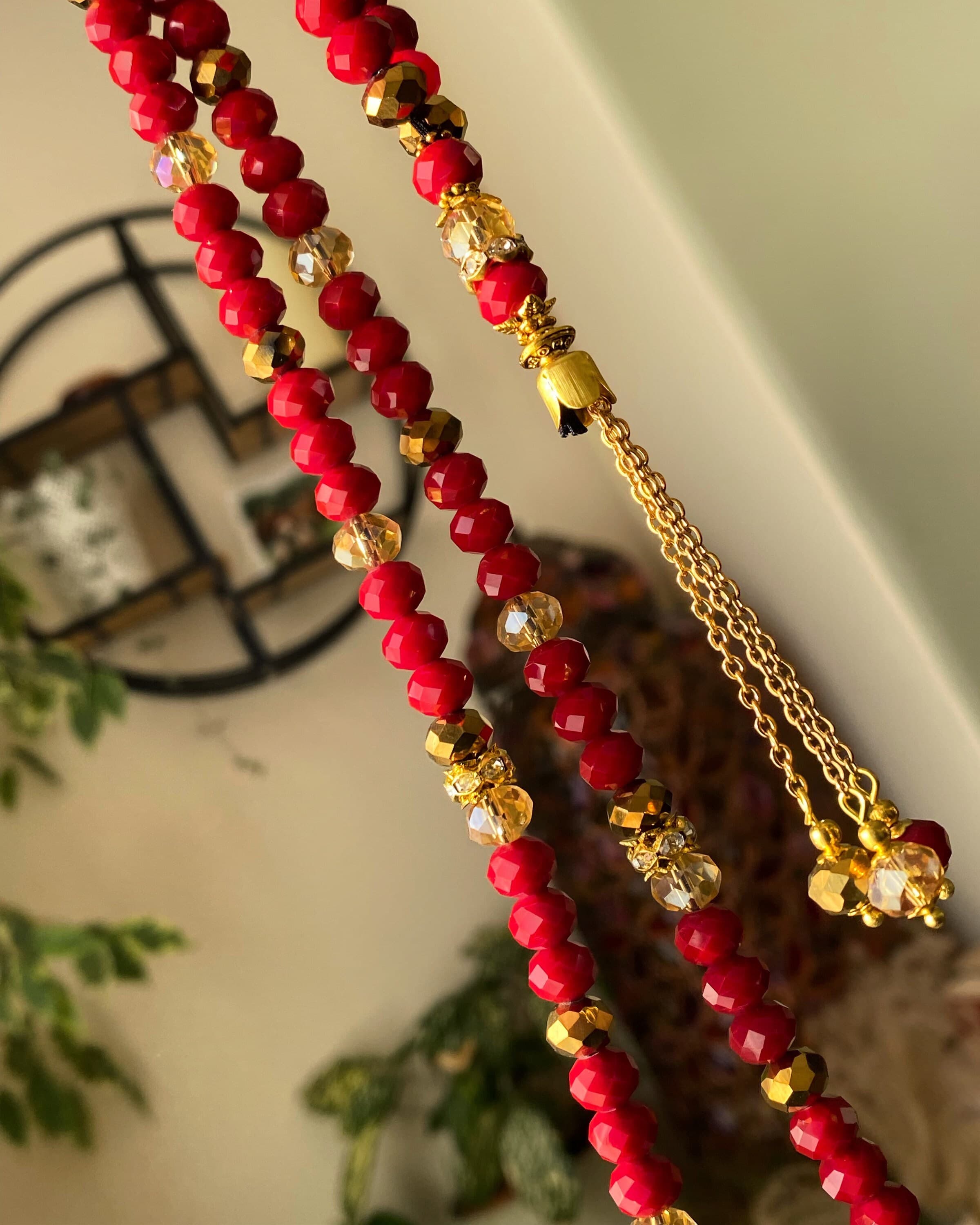 Glass crystal personalised tasbih - image 5